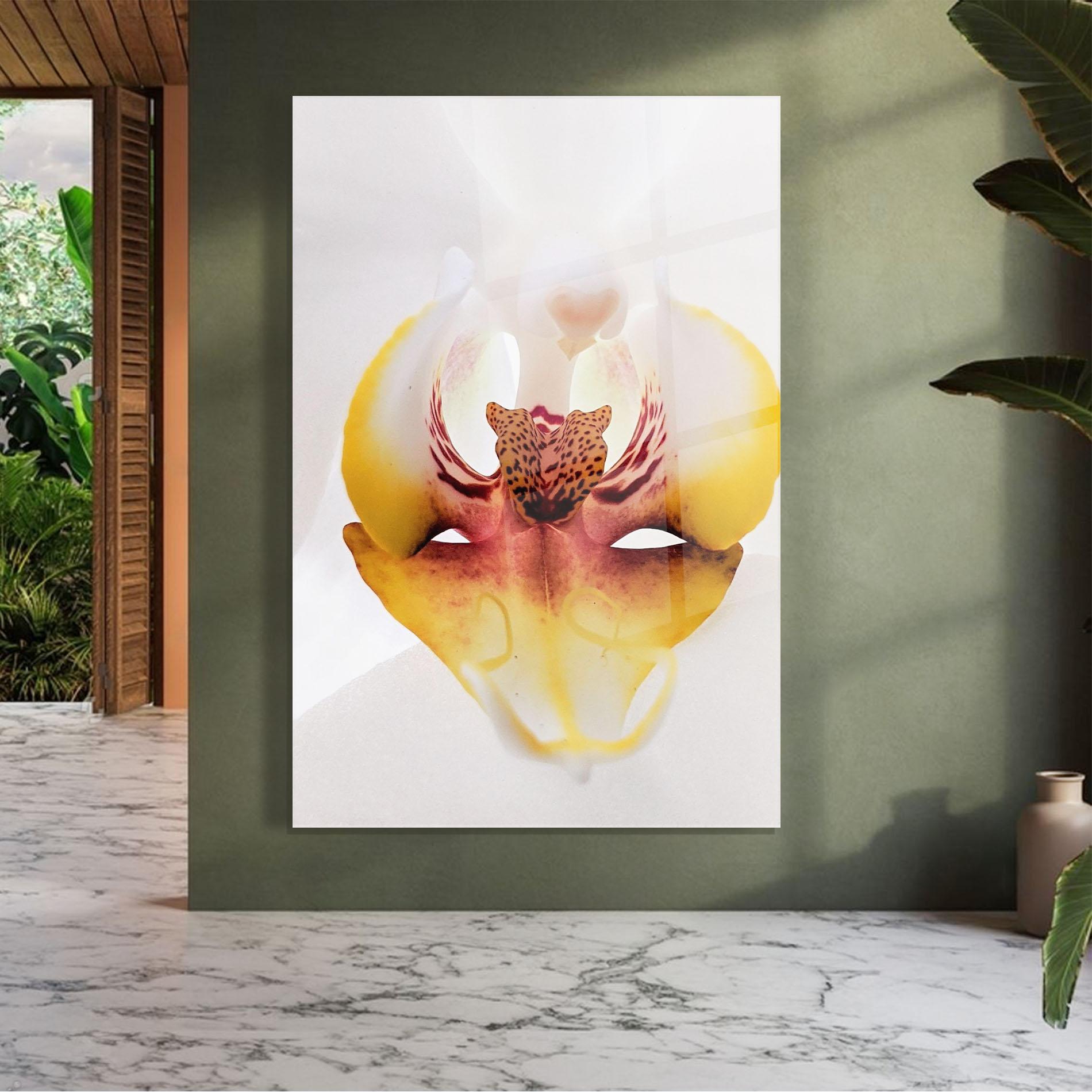 Tablou Sticla Orchid Close Up mockup 7