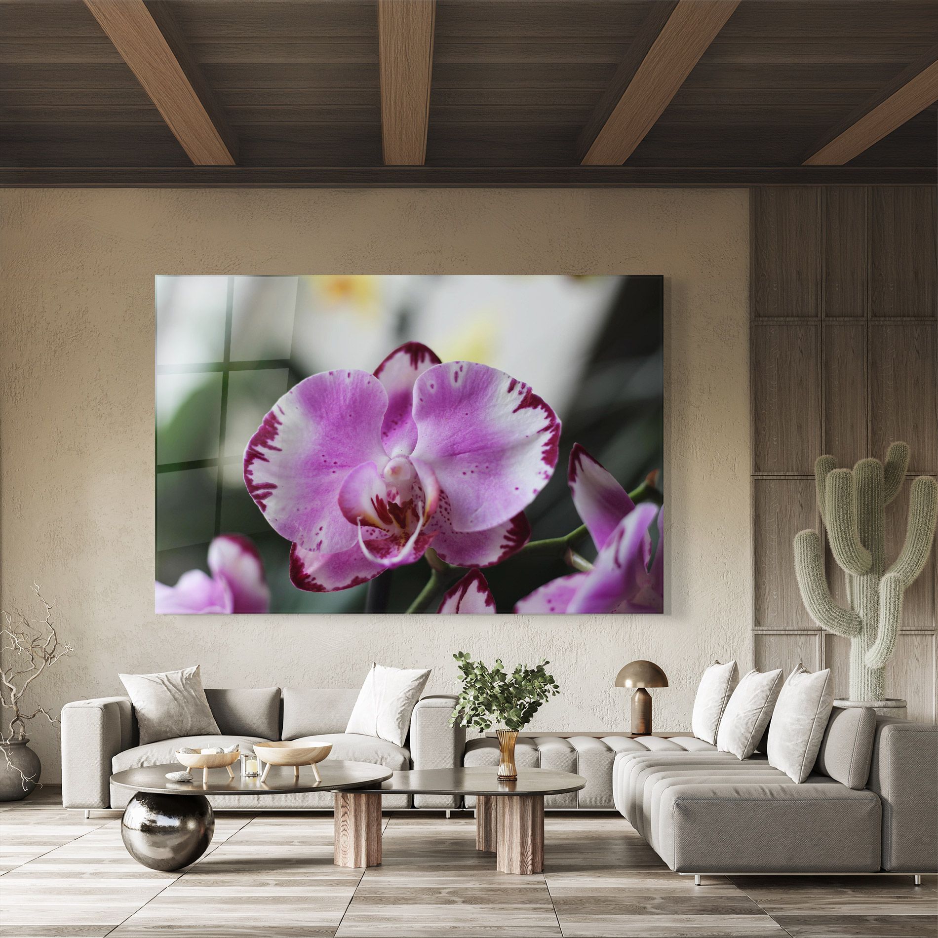 Dark Purple Orchids In Nature mockup 8
