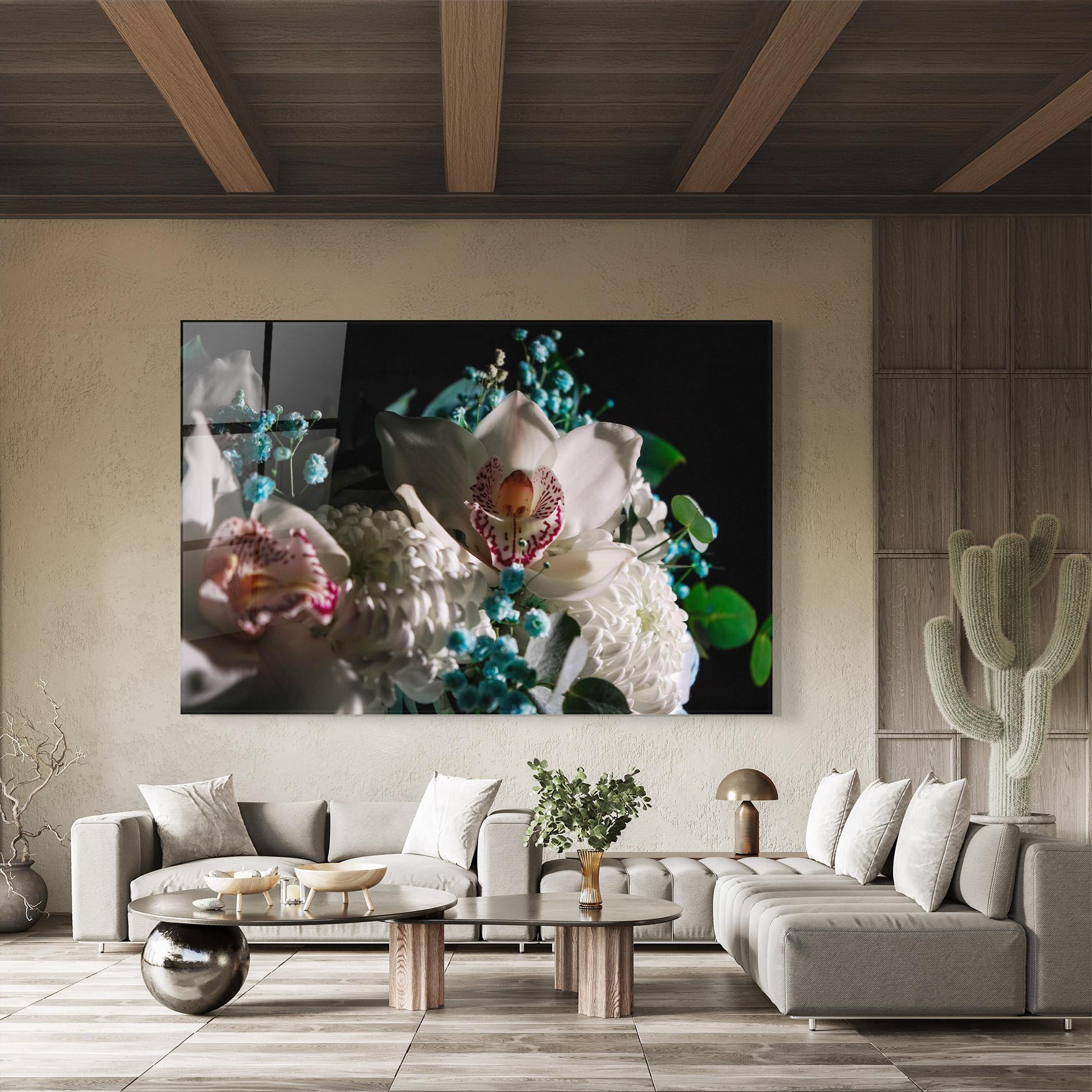 Tablou Sticla Orchids mockup 8