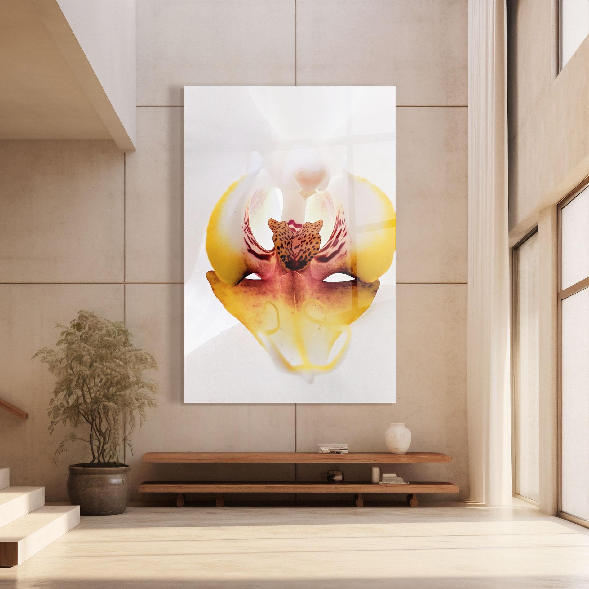 Tablou Sticla Orchid Close Up mockup 8