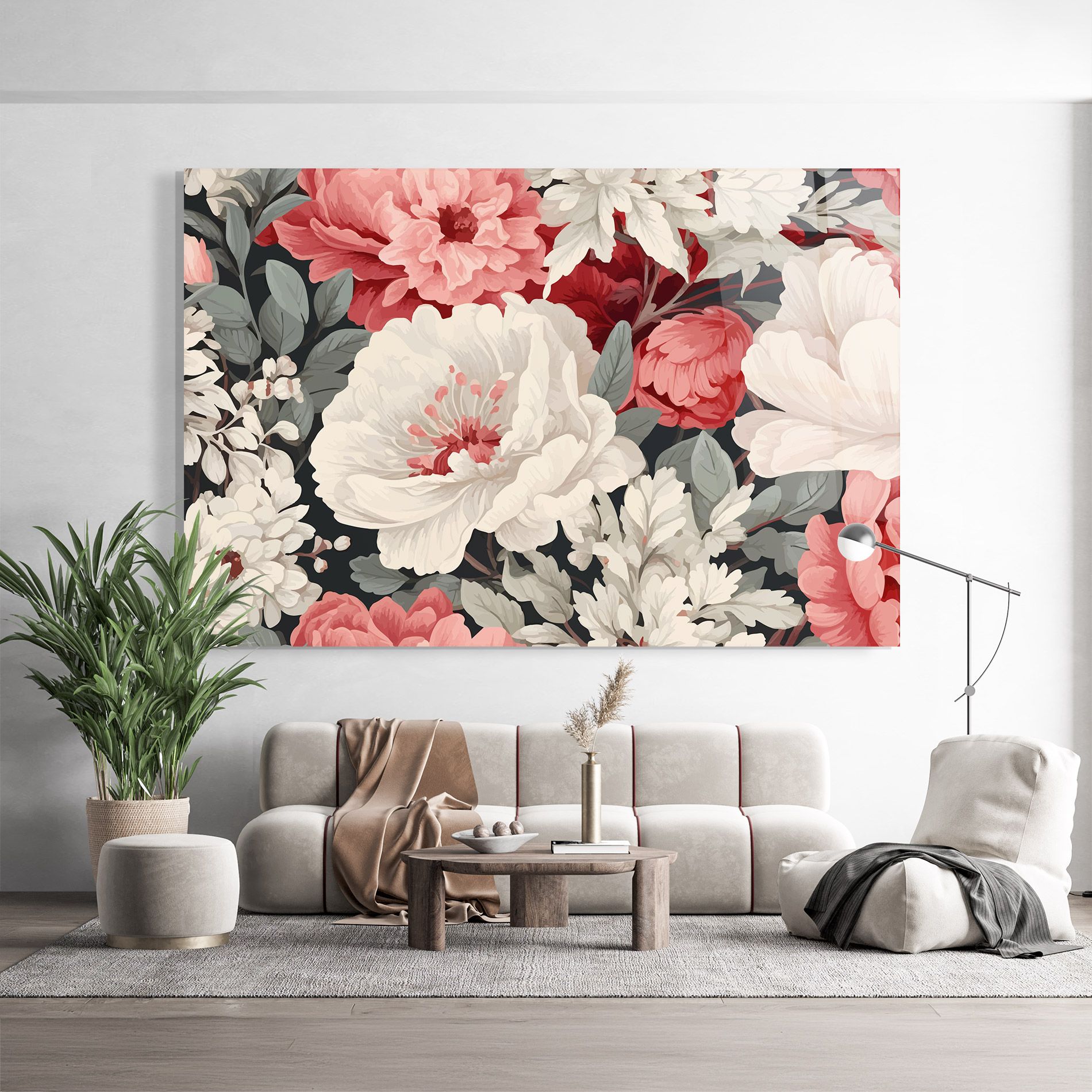 Cream Pink Rose mockup 9