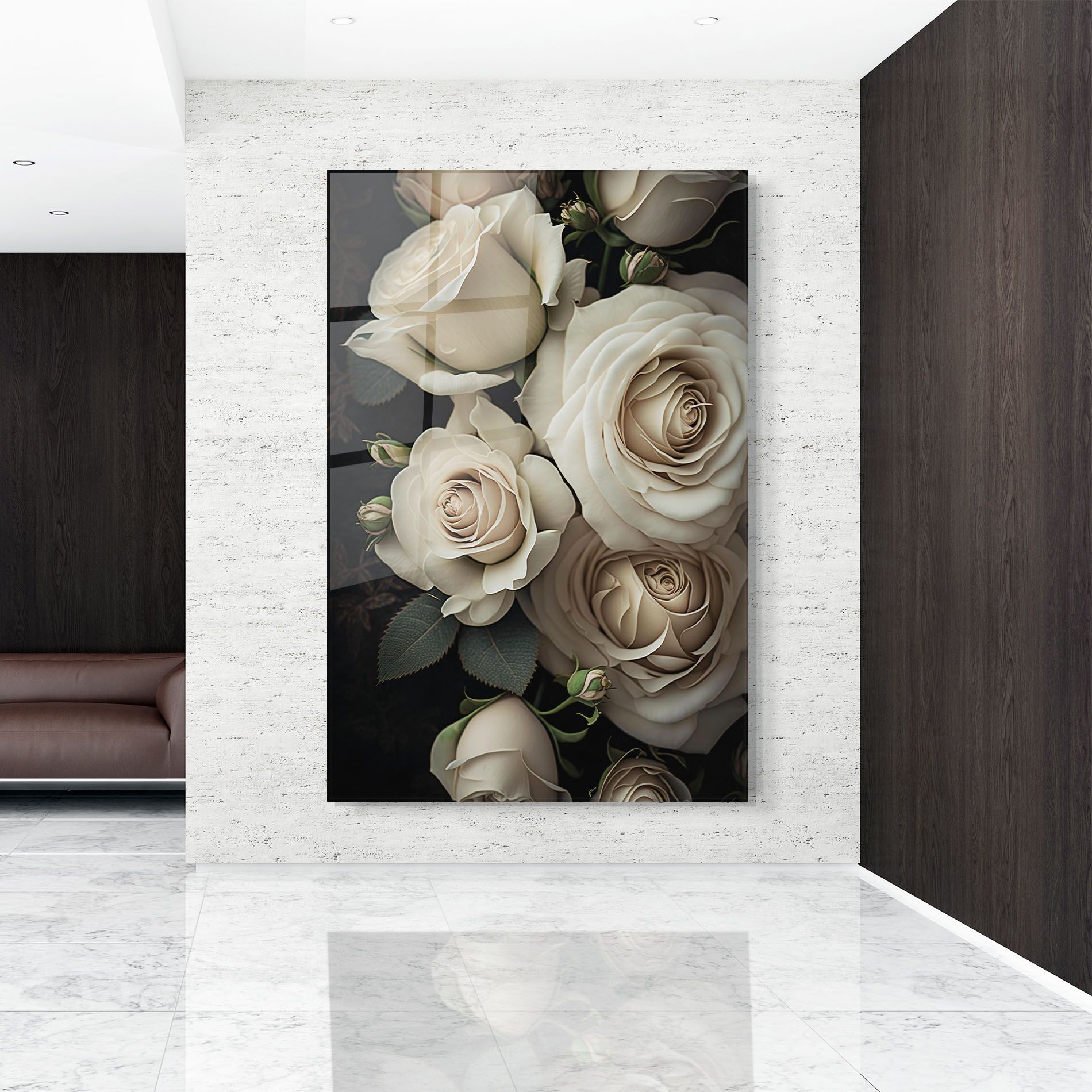 Cream Roses Close Up mockup 9