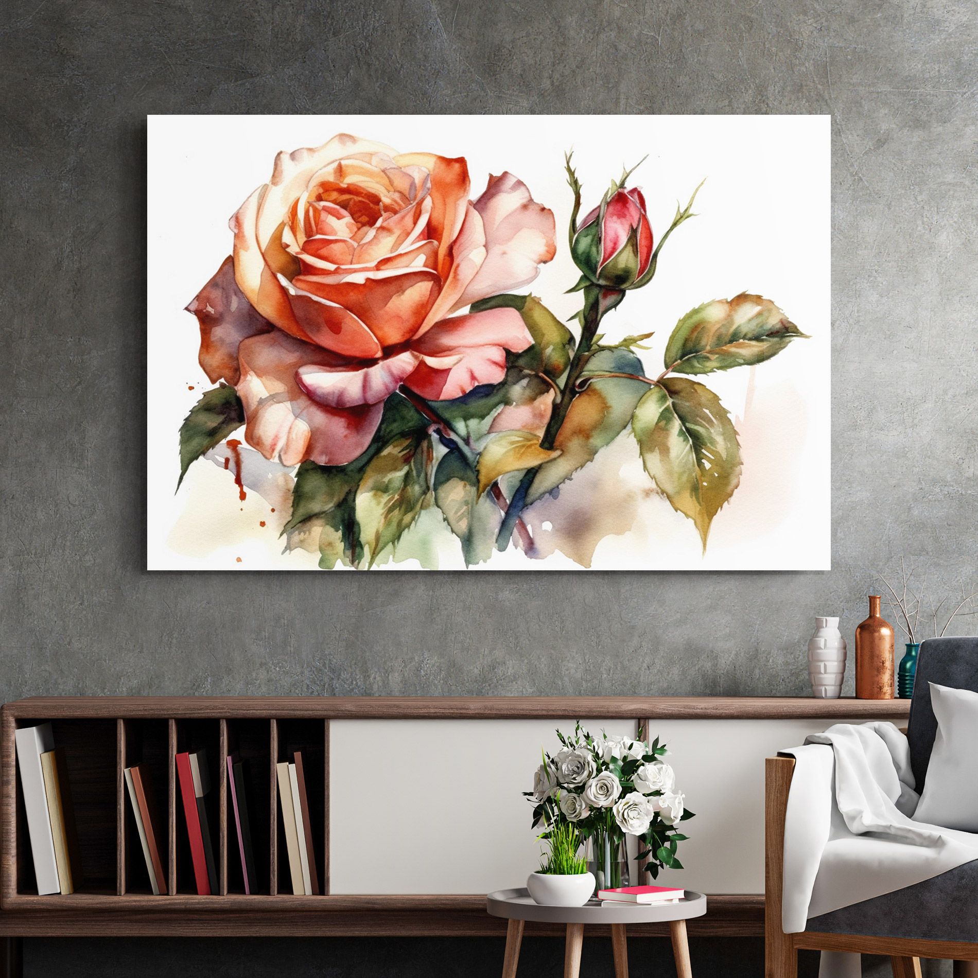 Big Rose Painted mockup 2