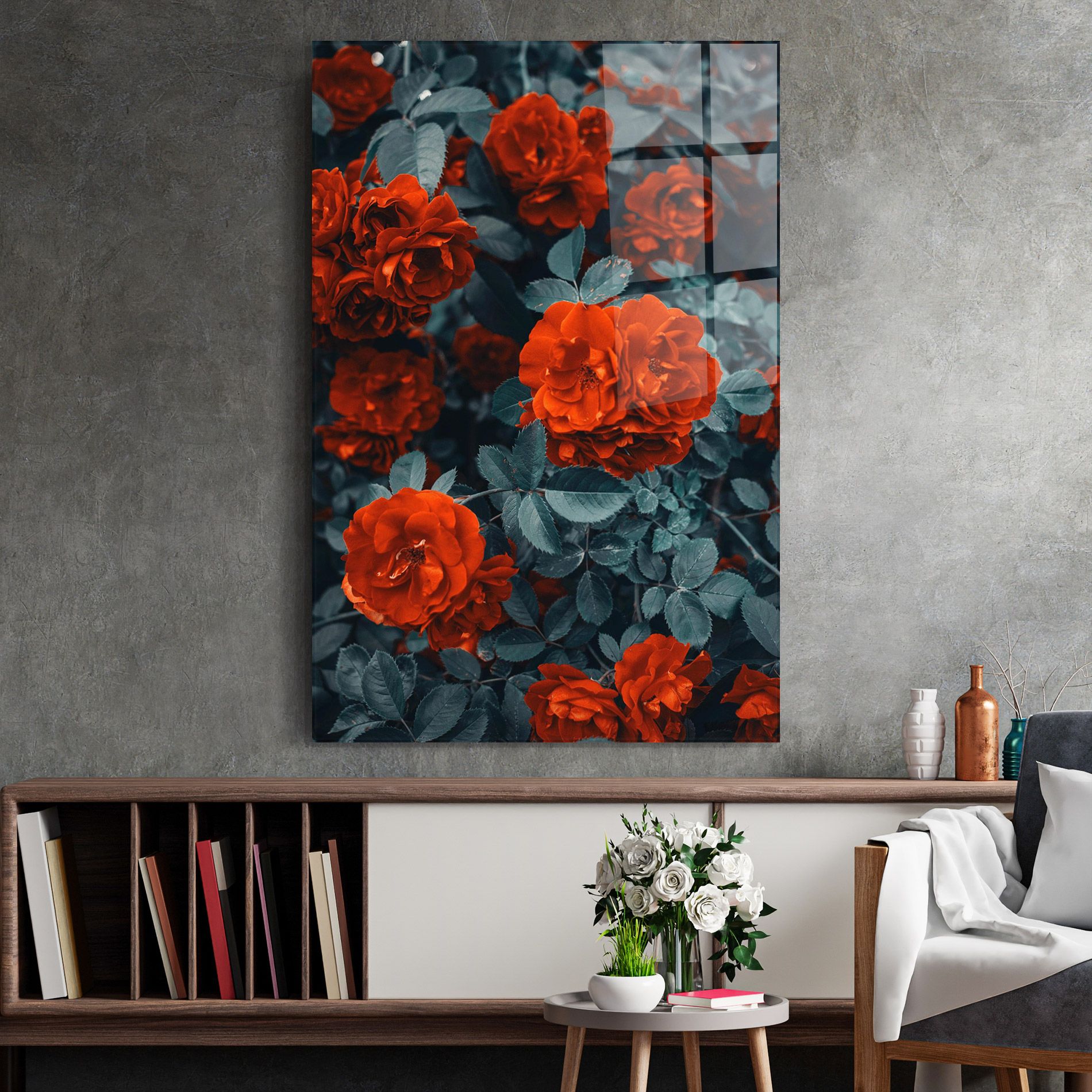 Bright Red Rose mockup 2