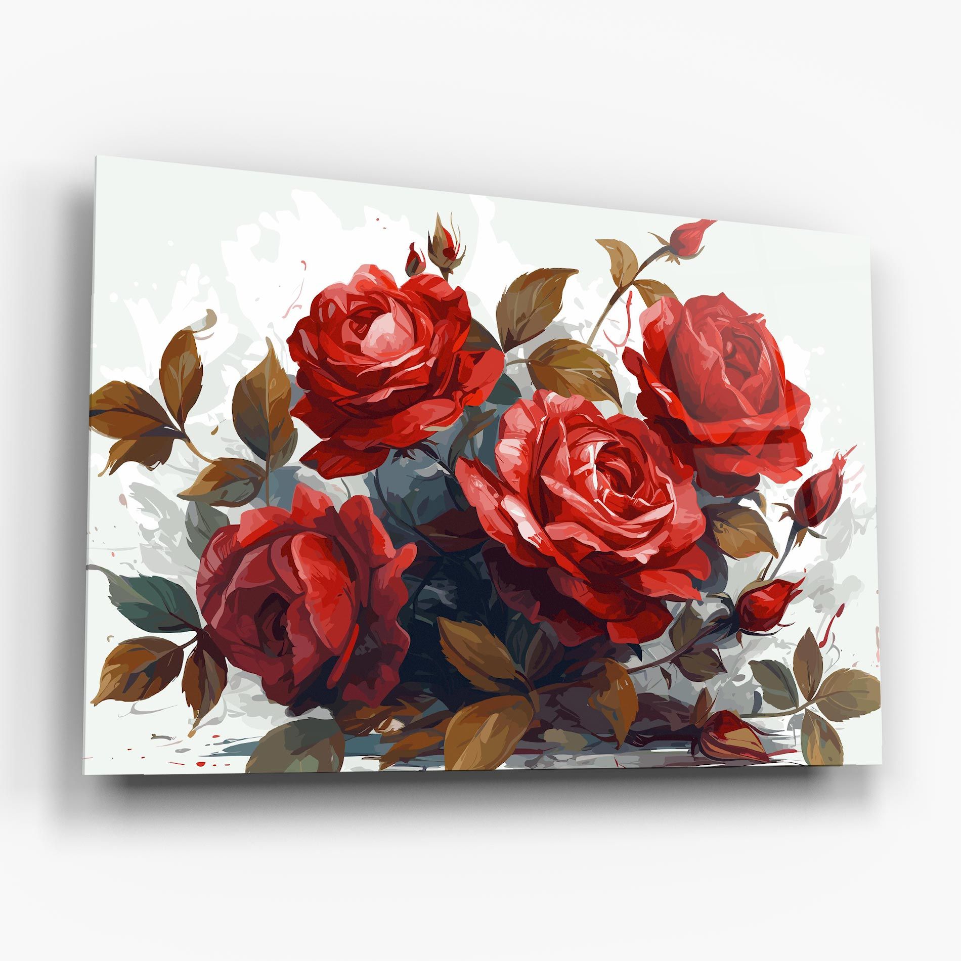 Beautiful Red Roses mockup 6