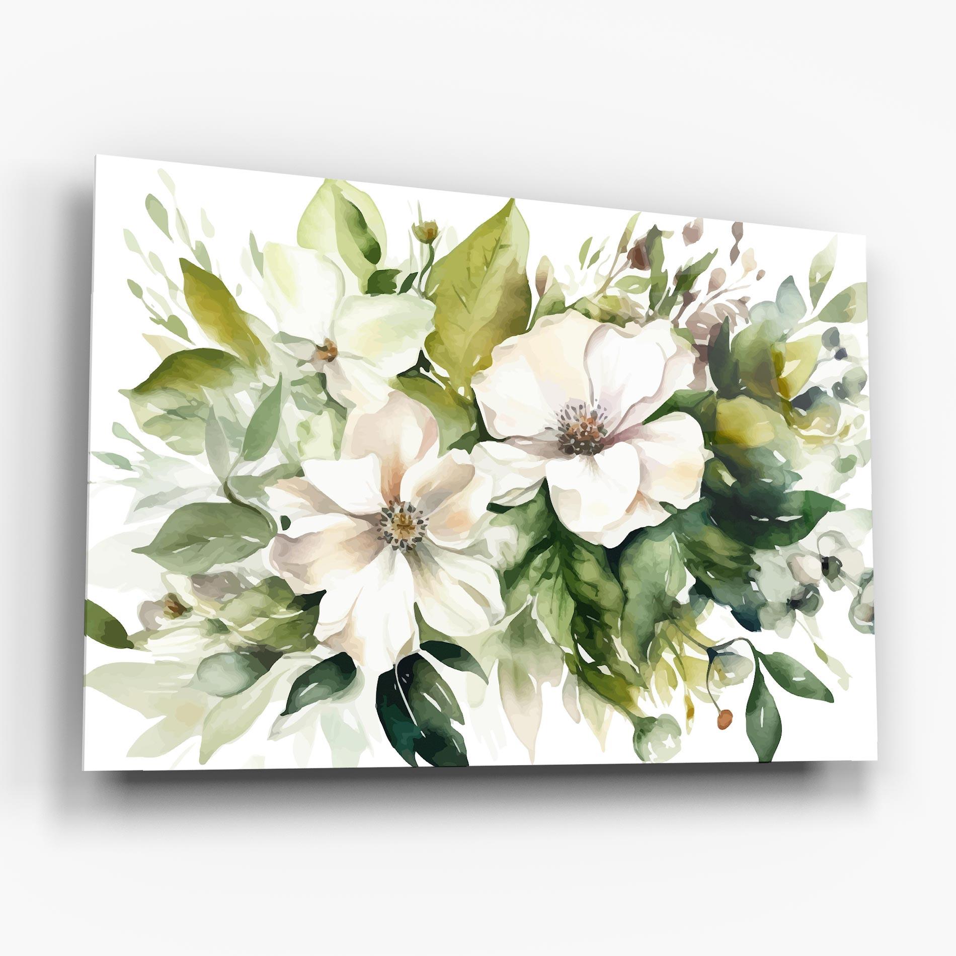 Tablou Sticla Opened Rose mockup 6