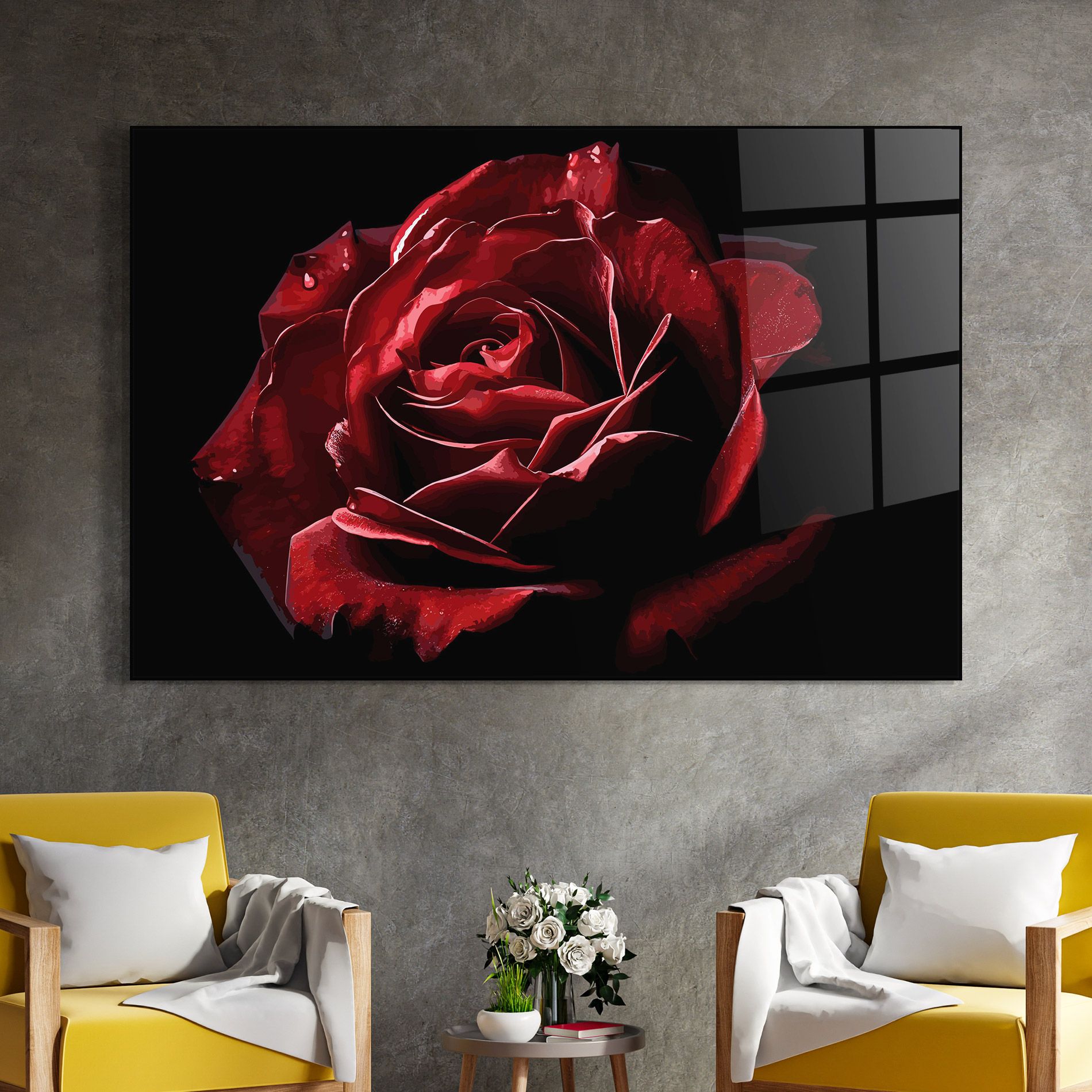 Big Red Rose mockup 4