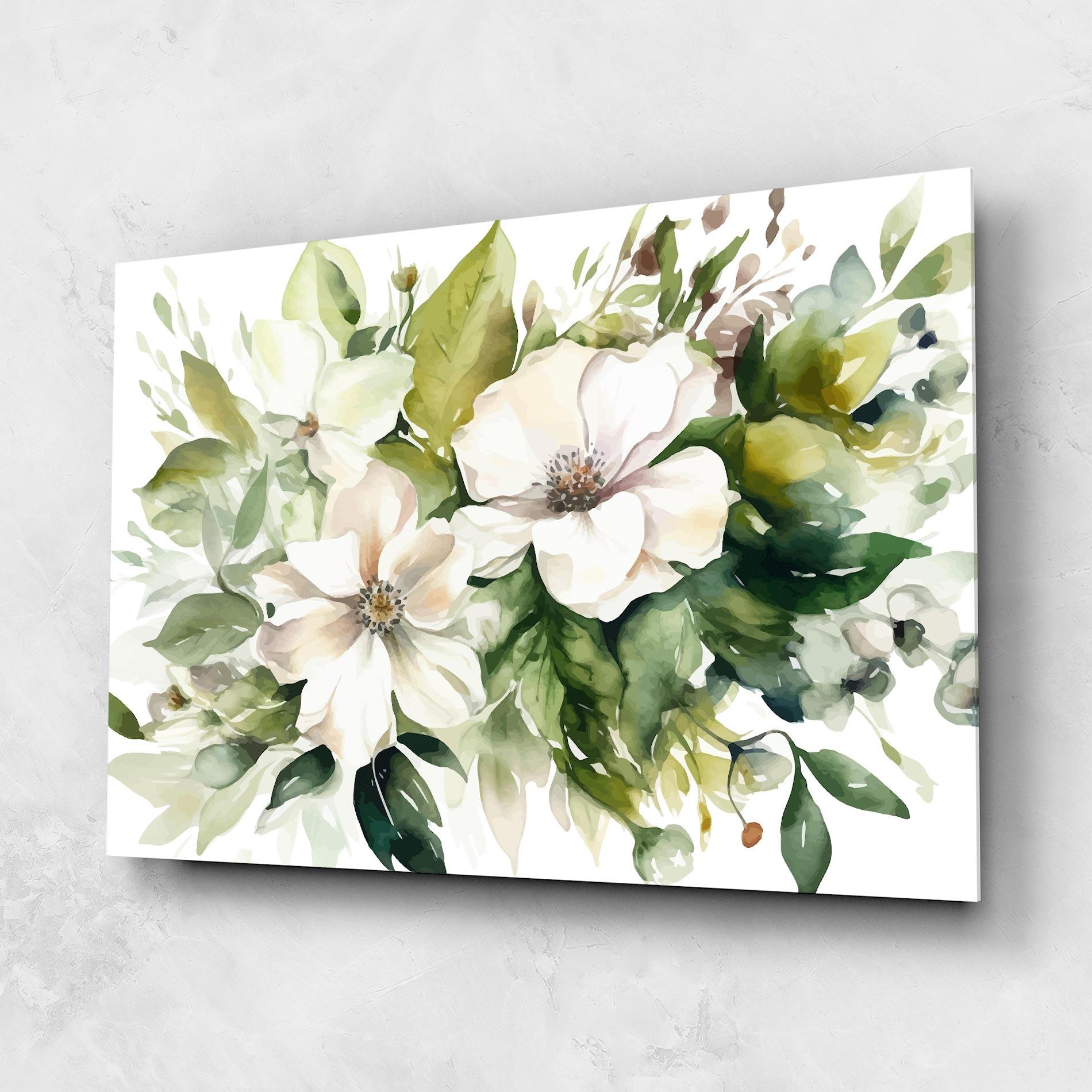 Tablou Sticla Opened Rose mockup 1