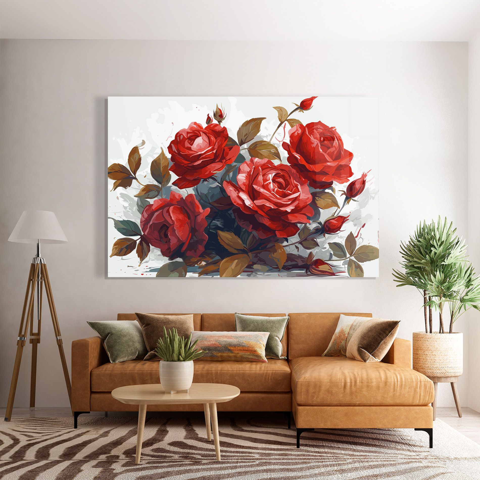 Beautiful Red Roses mockup 7