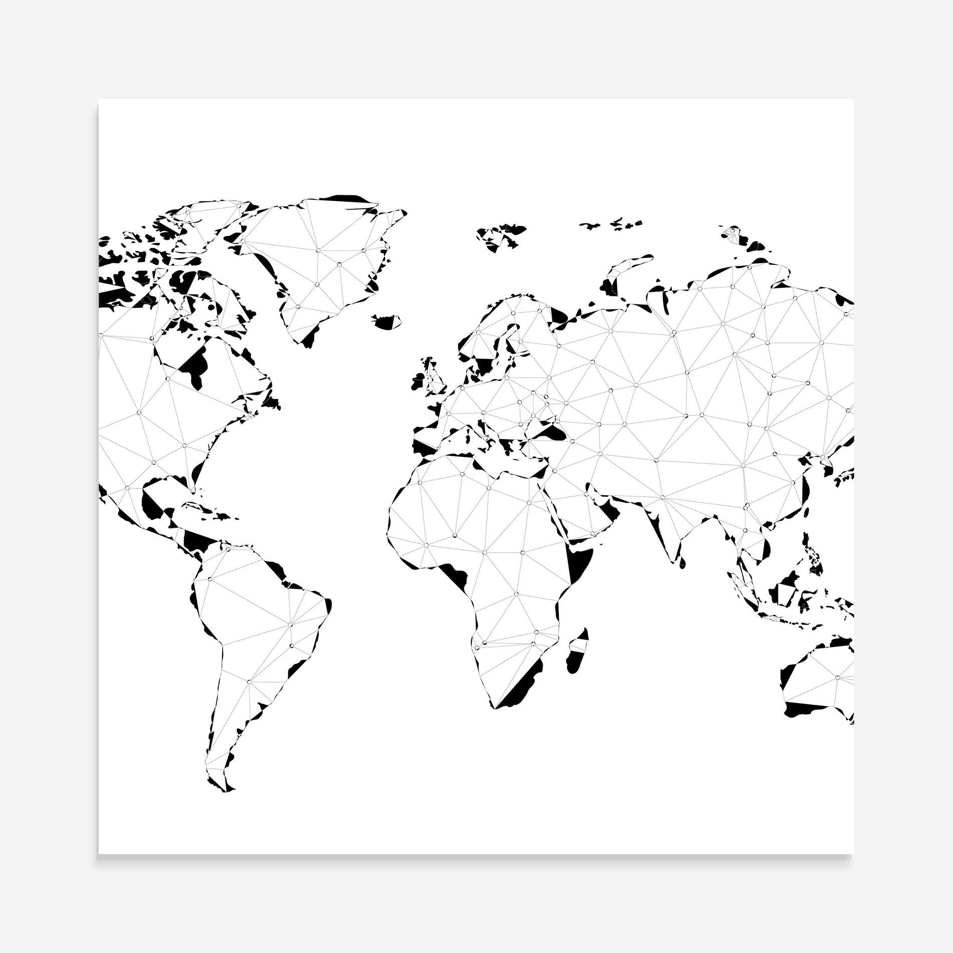 Black Line Map mockup 0