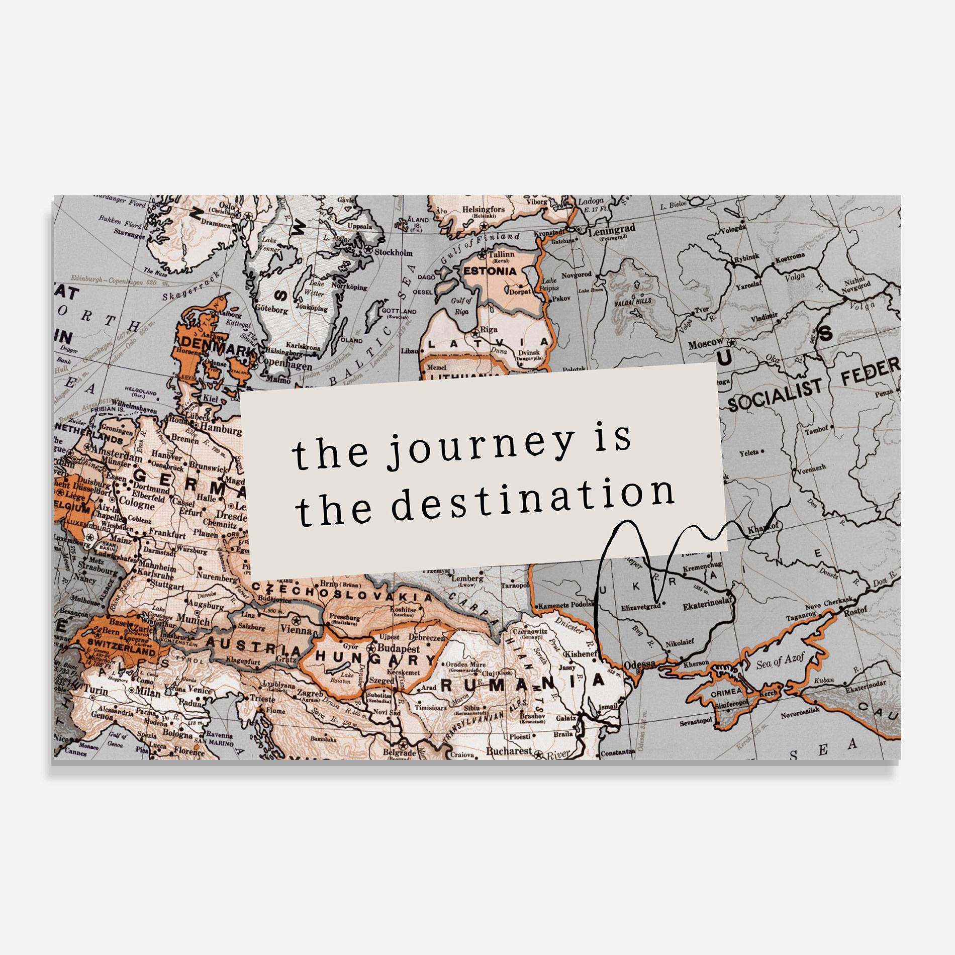 Tablou Sticla Destination Journey mockup 0