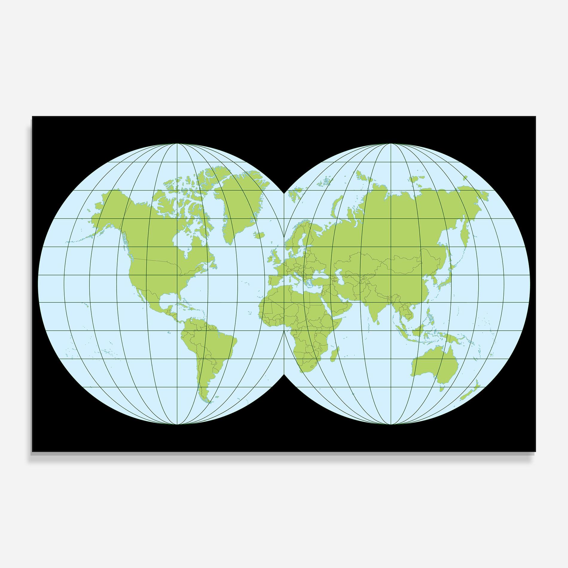 Tablou Sticla World Combo mockup 0