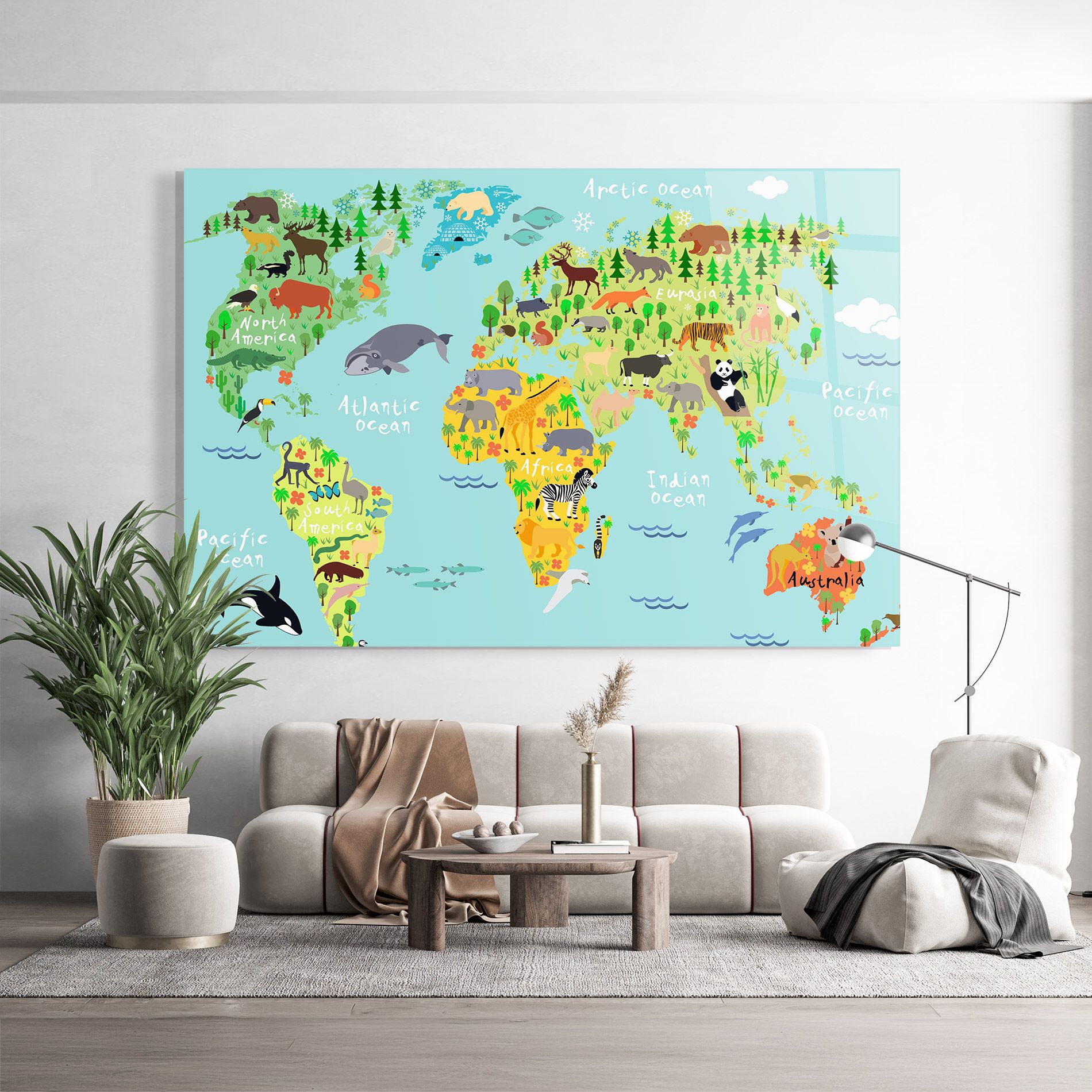 Animal World Map mockup 9