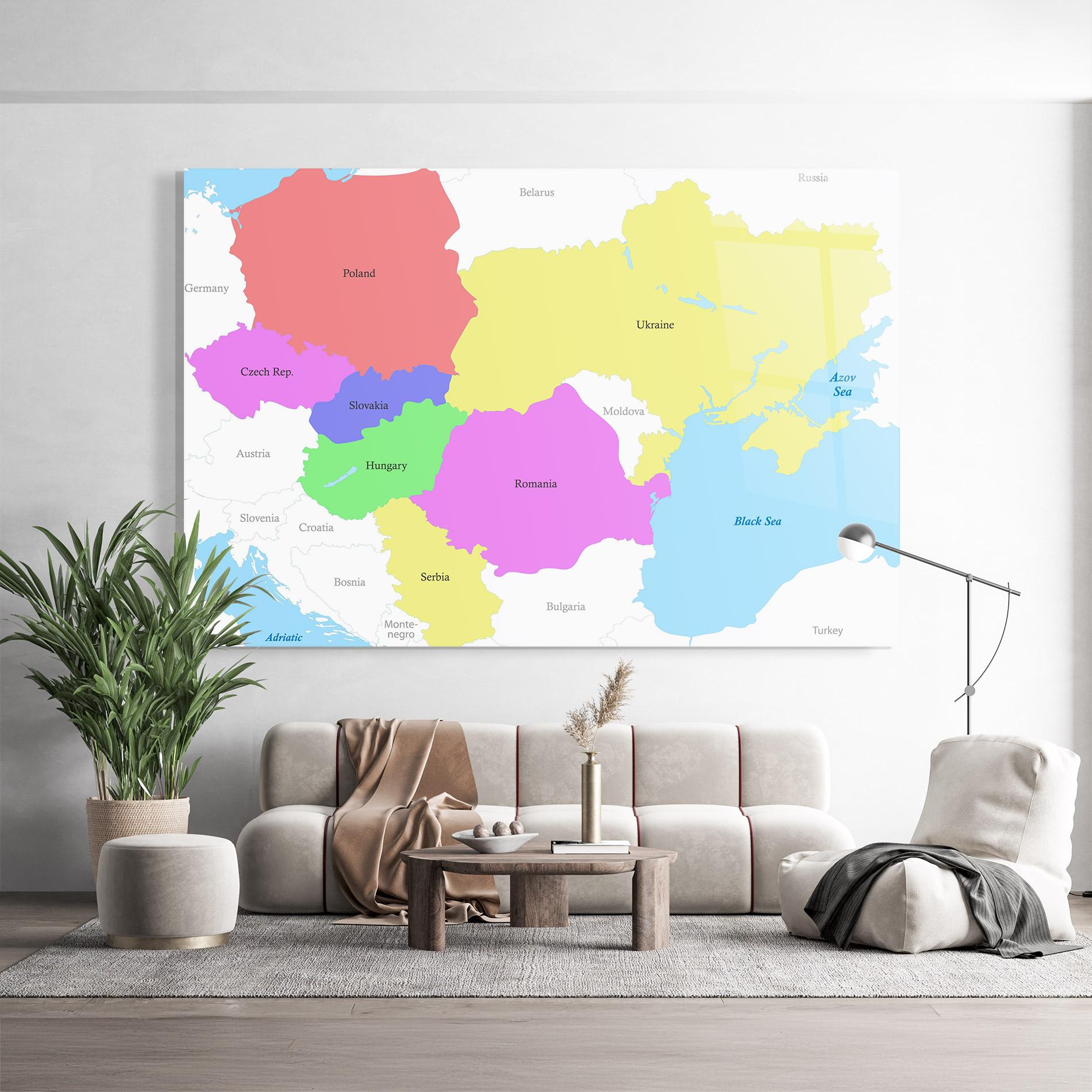 Tablou Sticla Black Sea mockup 9