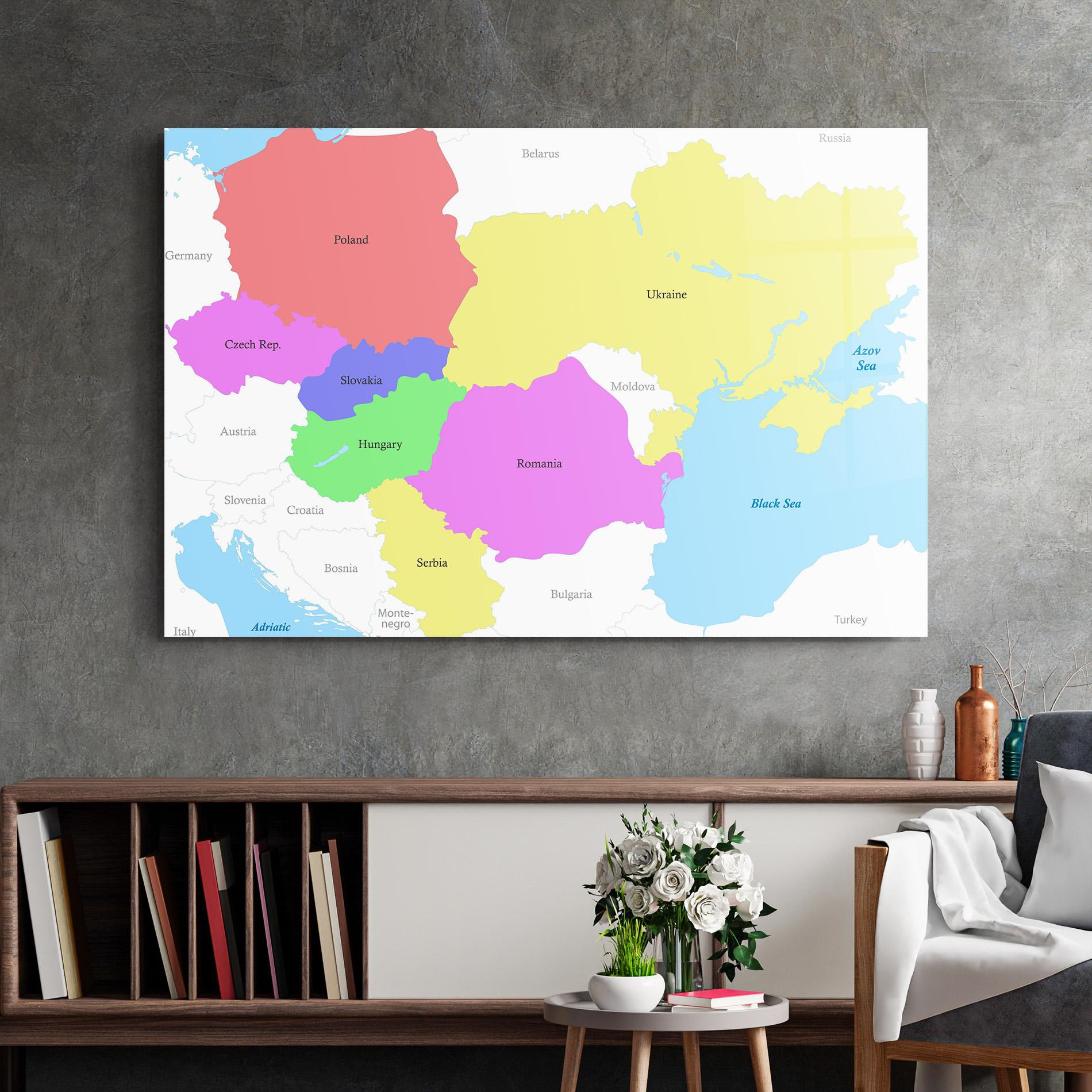 Tablou Sticla Black Sea mockup 2