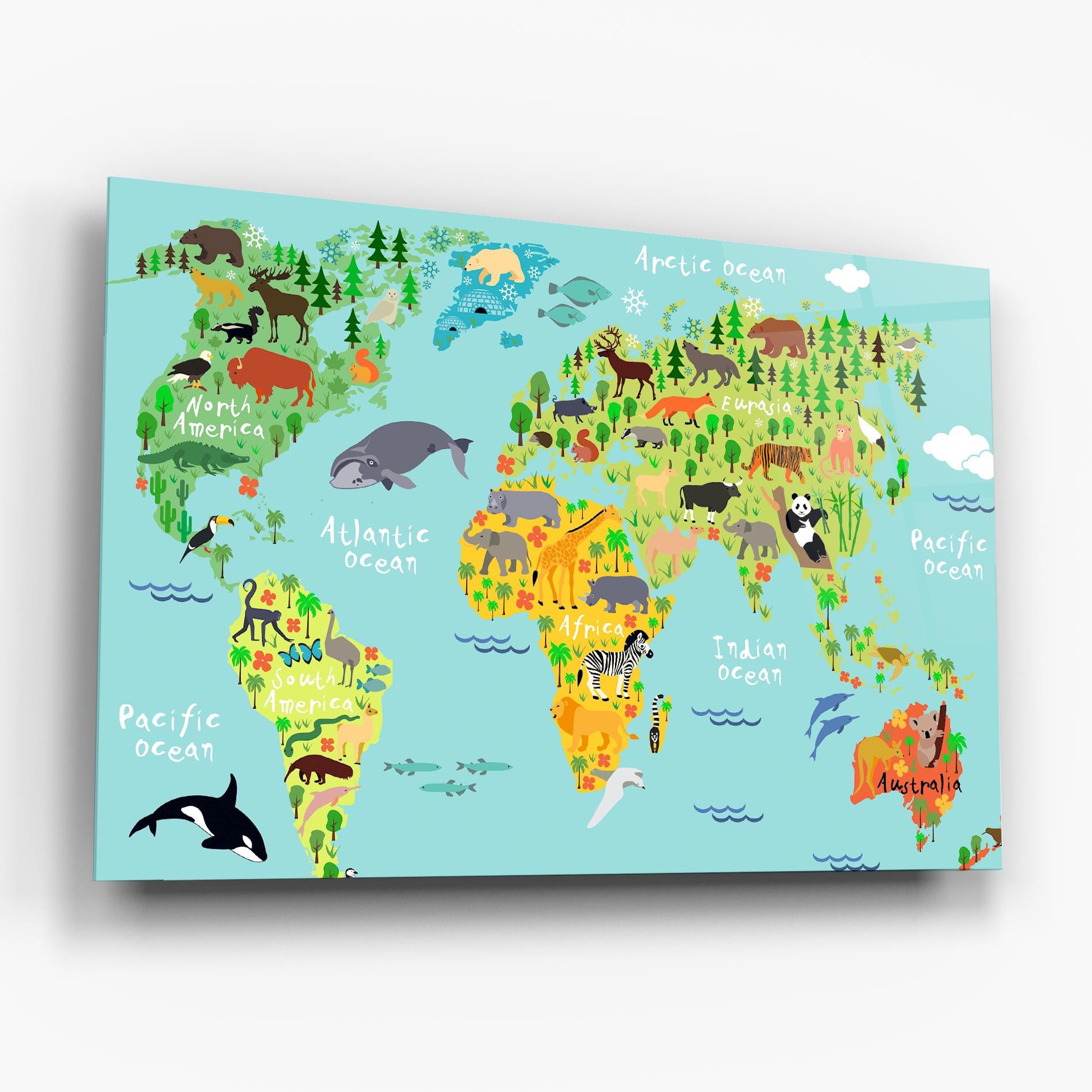 Animal World Map mockup 6