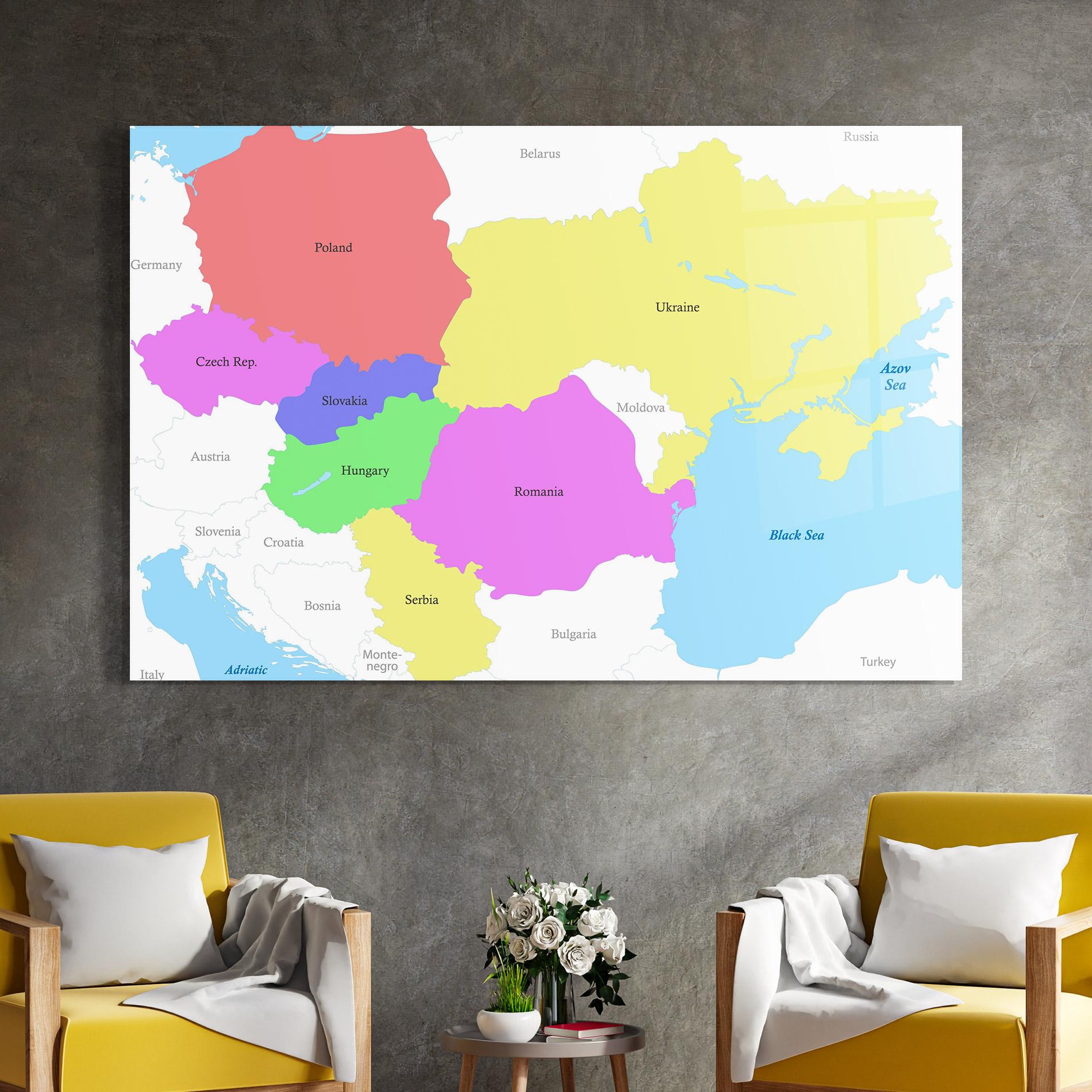 Tablou Sticla Black Sea mockup 4