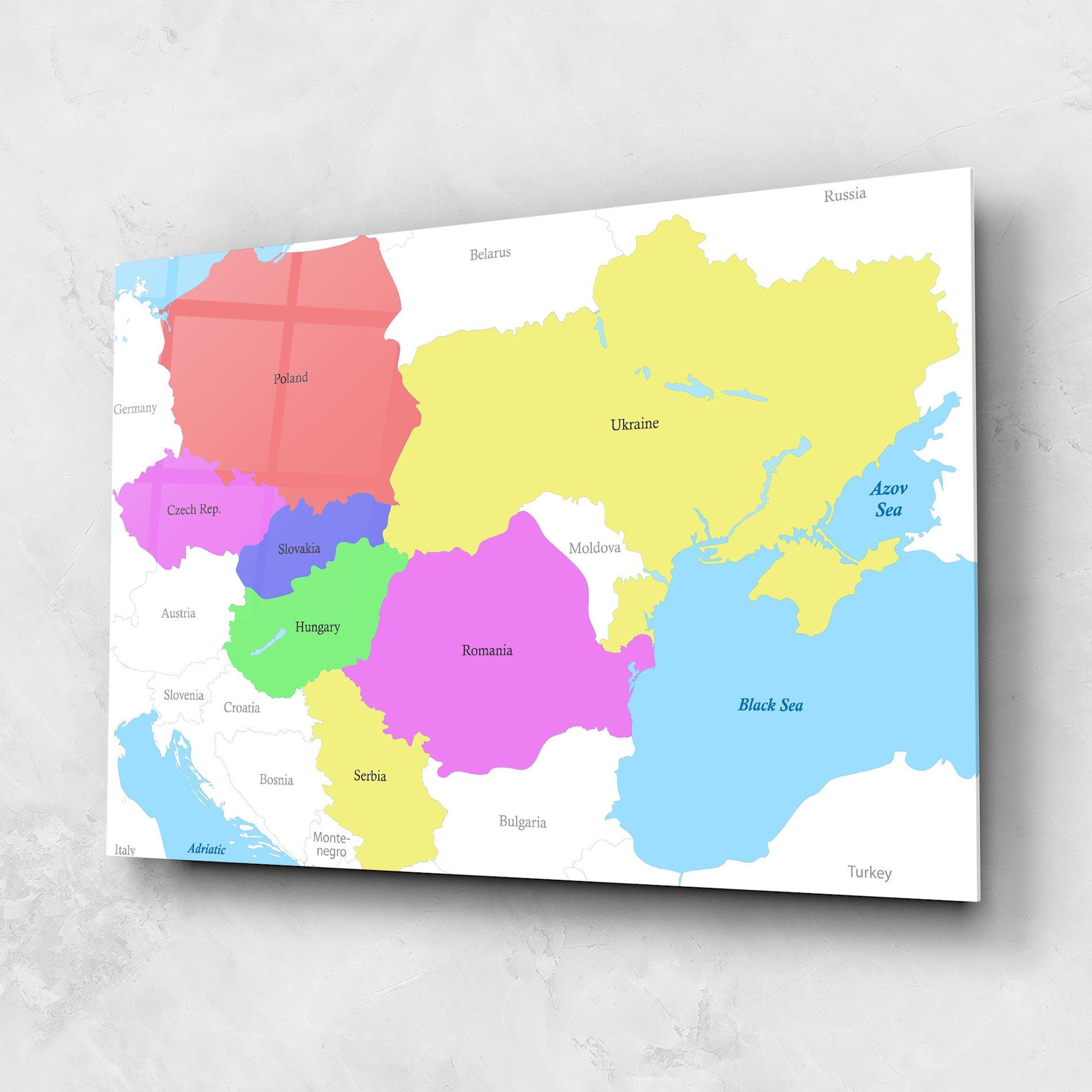 Tablou Sticla Black Sea mockup 1