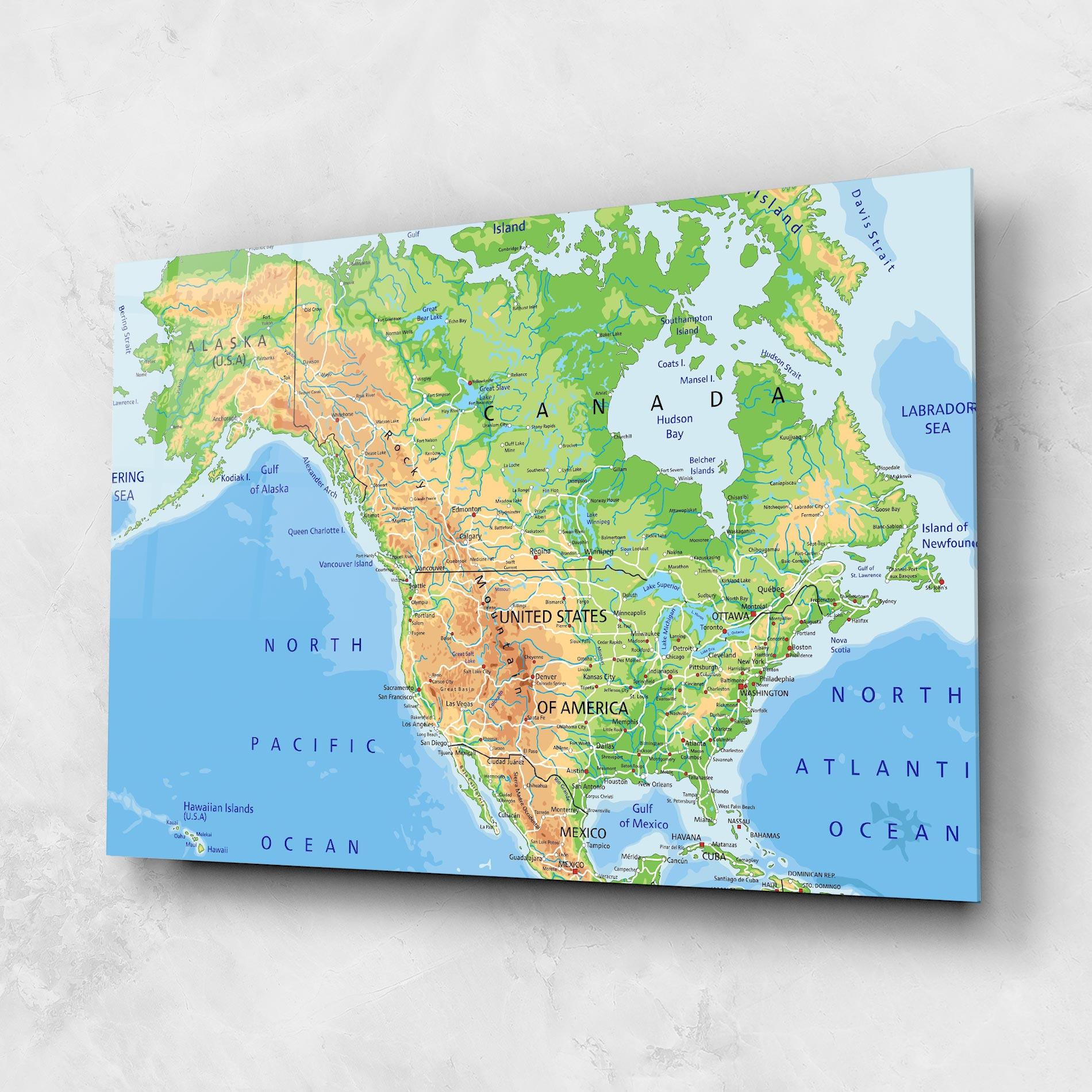 Tablou Sticla Canada mockup 1