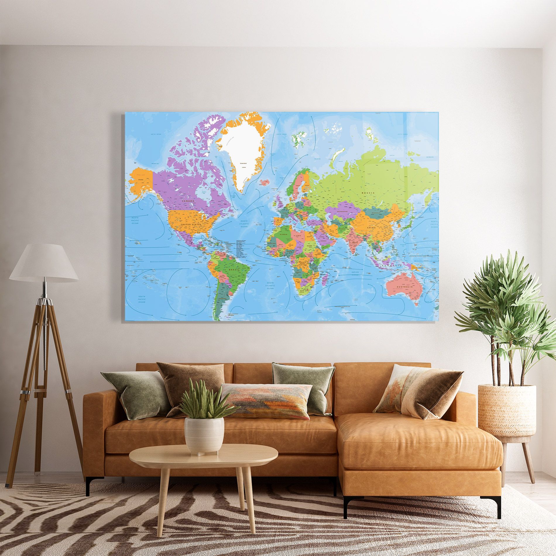 Color World Map mockup 7
