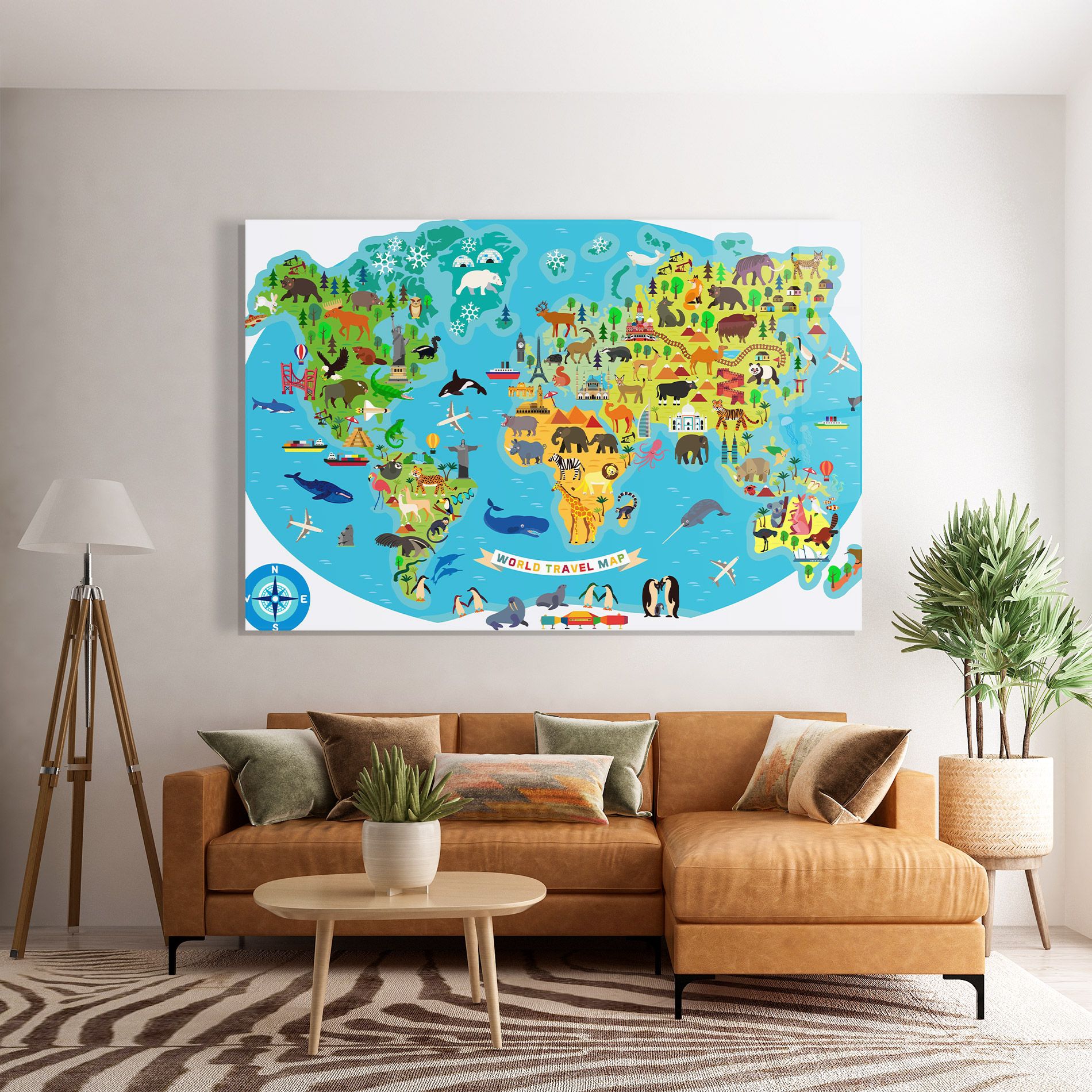 Kids Travel Map mockup 7