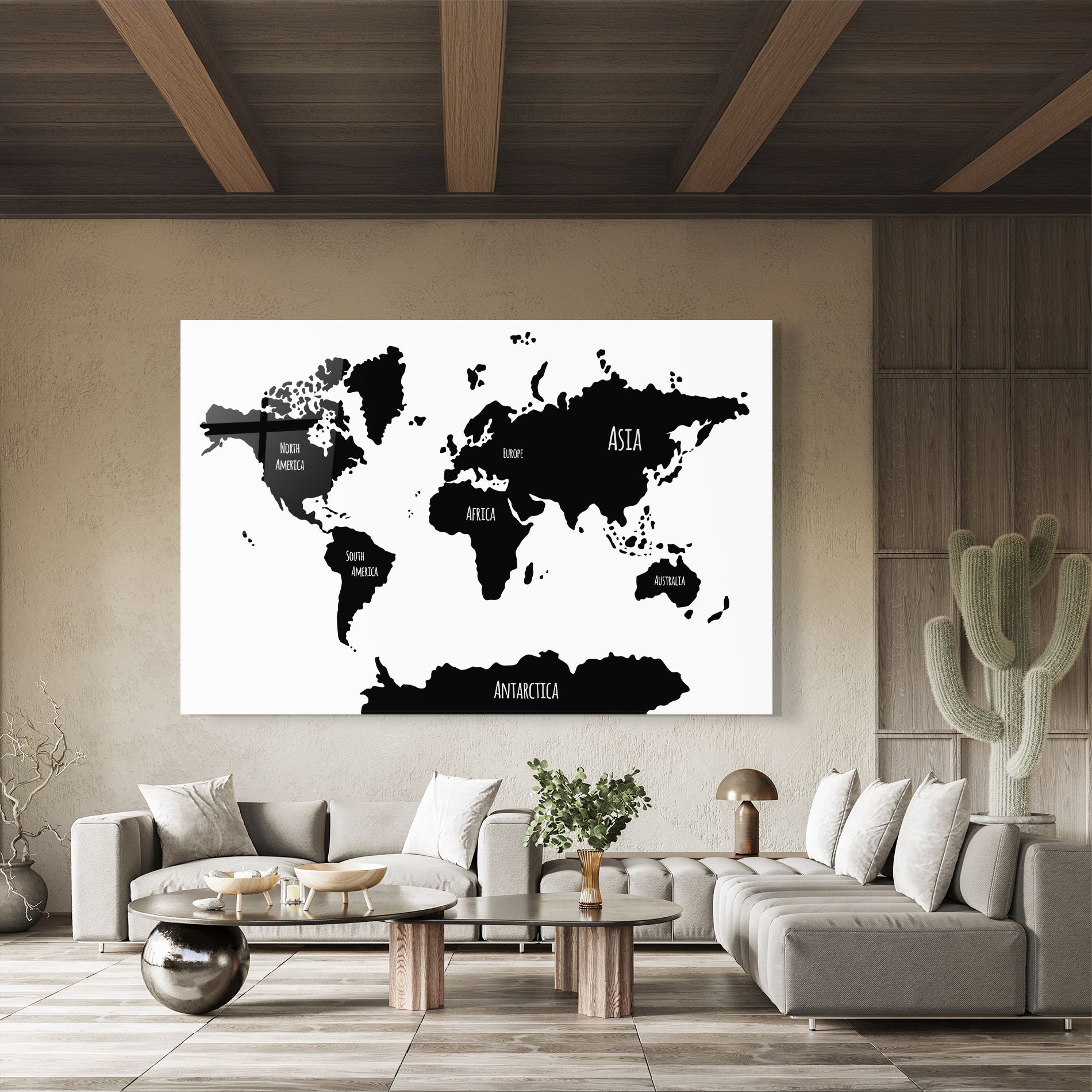 Black Map World mockup 8