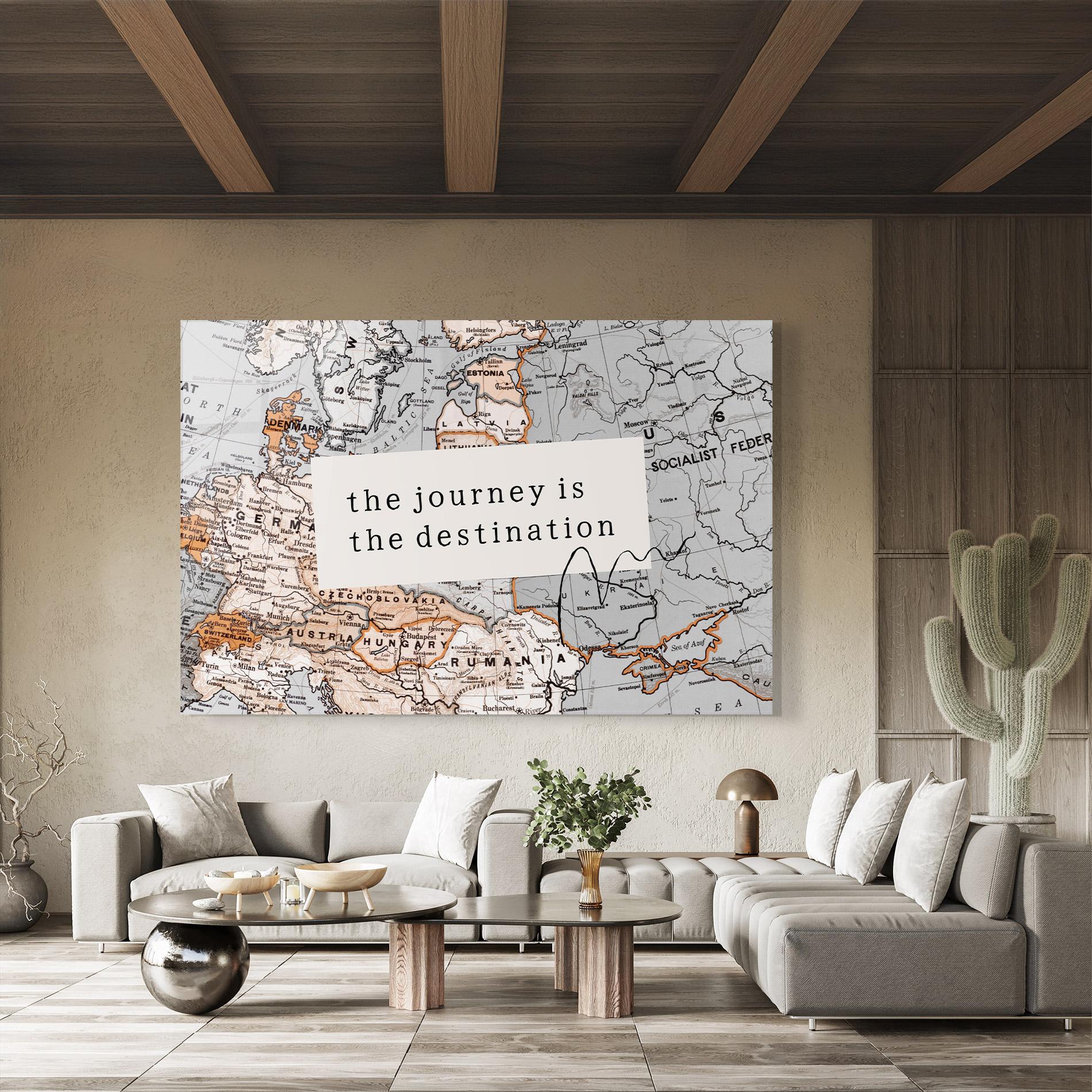 Tablou Sticla Destination Journey mockup 8