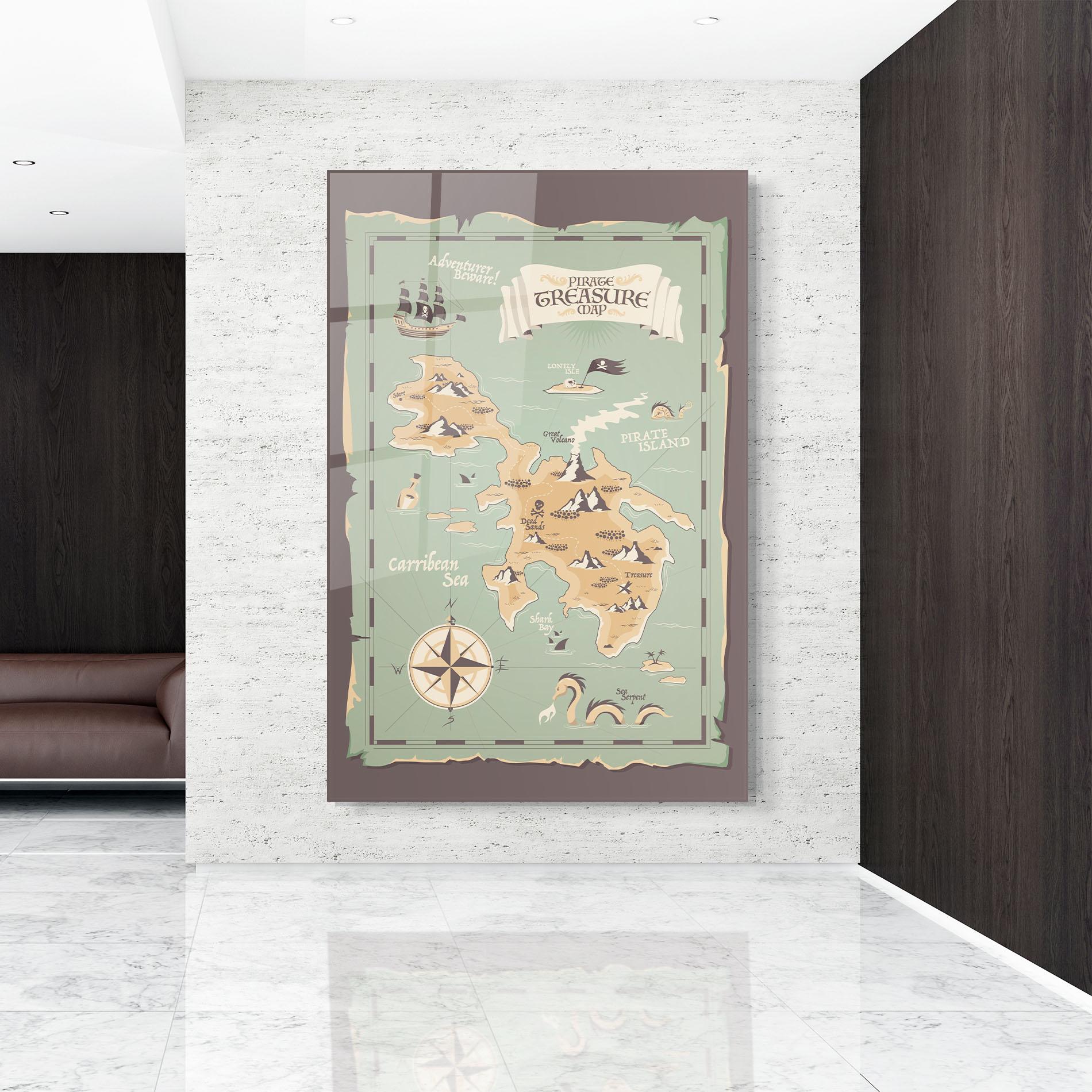 Tablou Sticla Adventurer Beware mockup 9