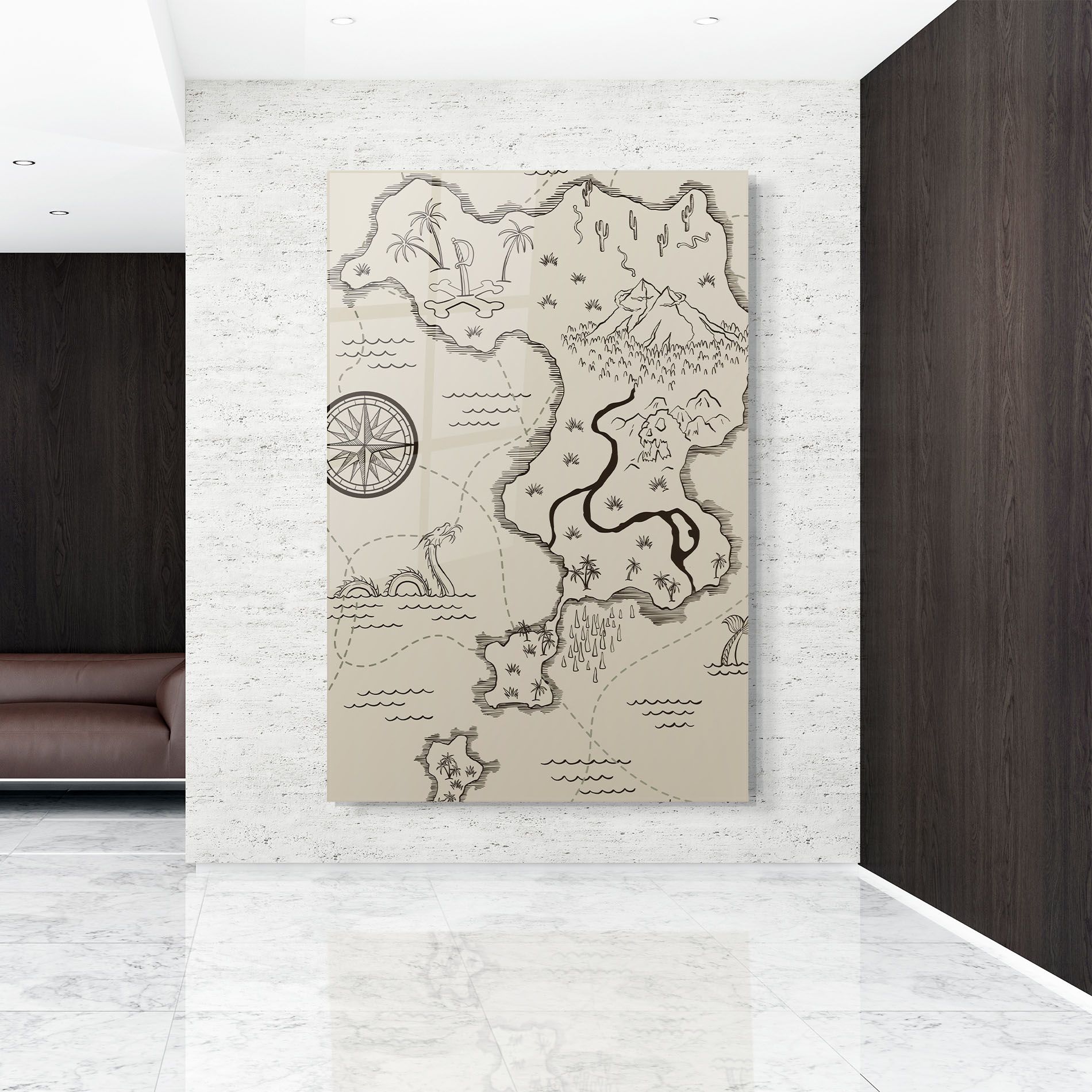 Cream Island Map mockup 9