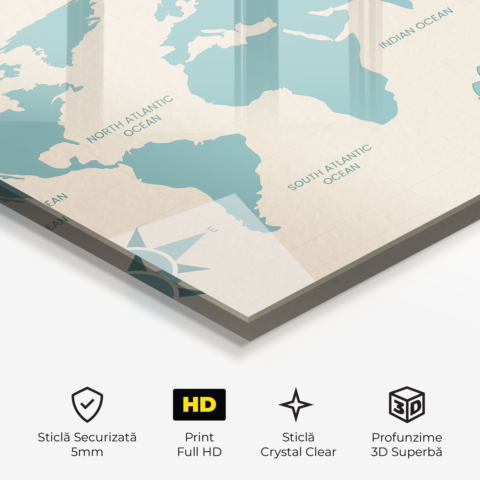 Cream Blue Map mockup 3