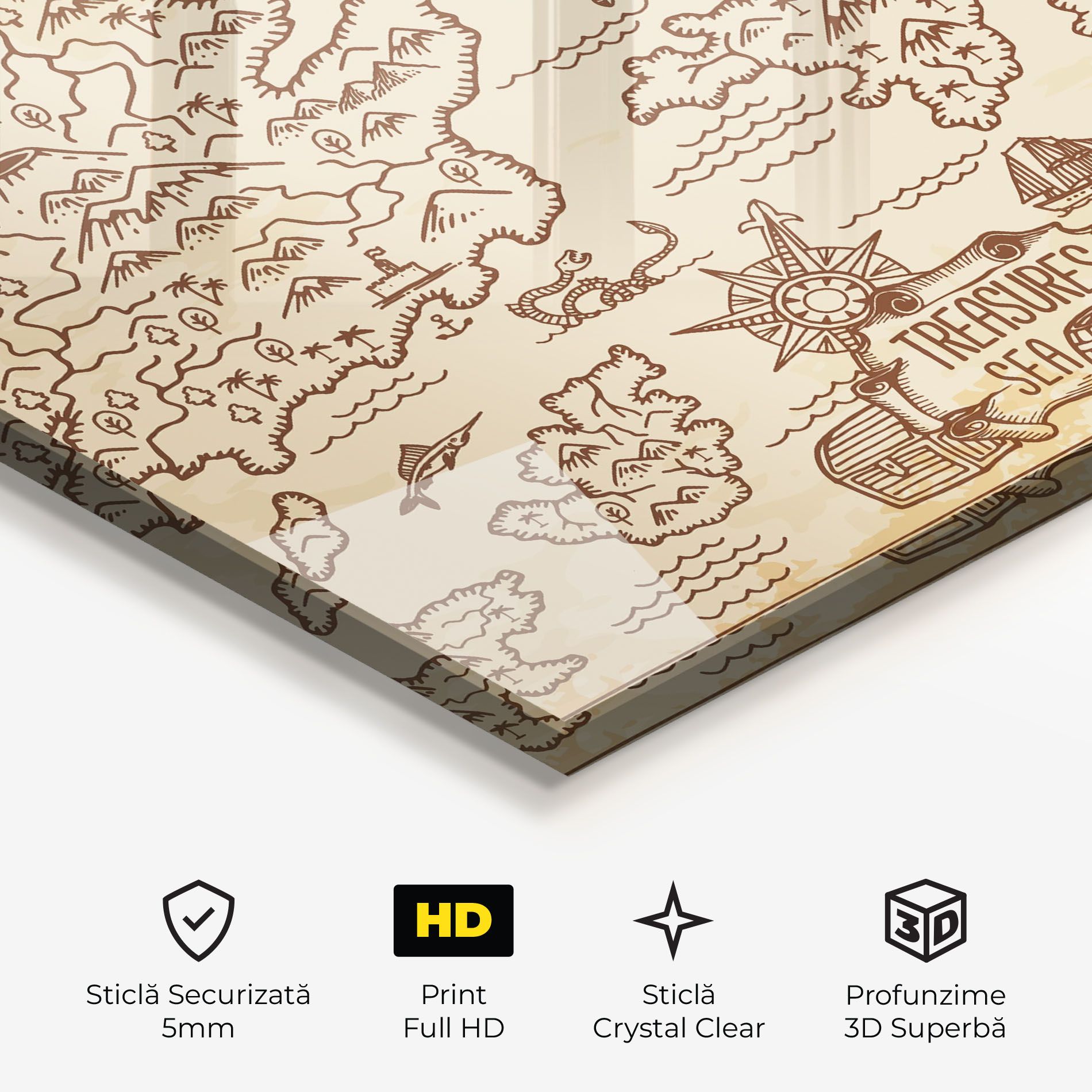 Cream Coffee Map mockup 3