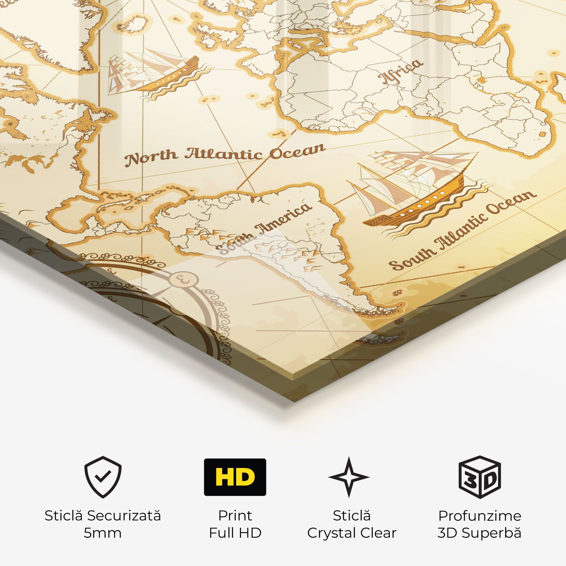 Gold Old Map mockup 3