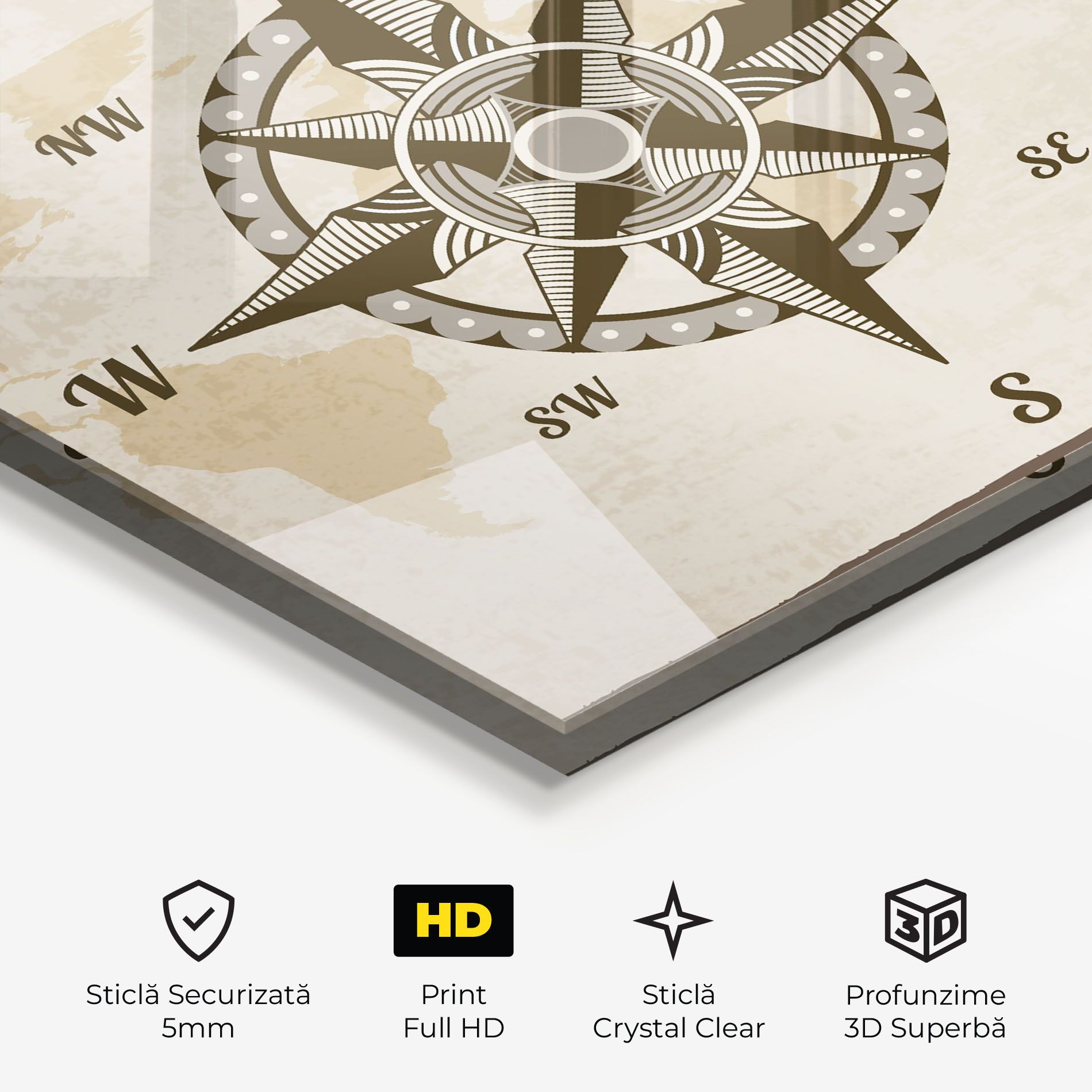 Nautical Compass mockup 3