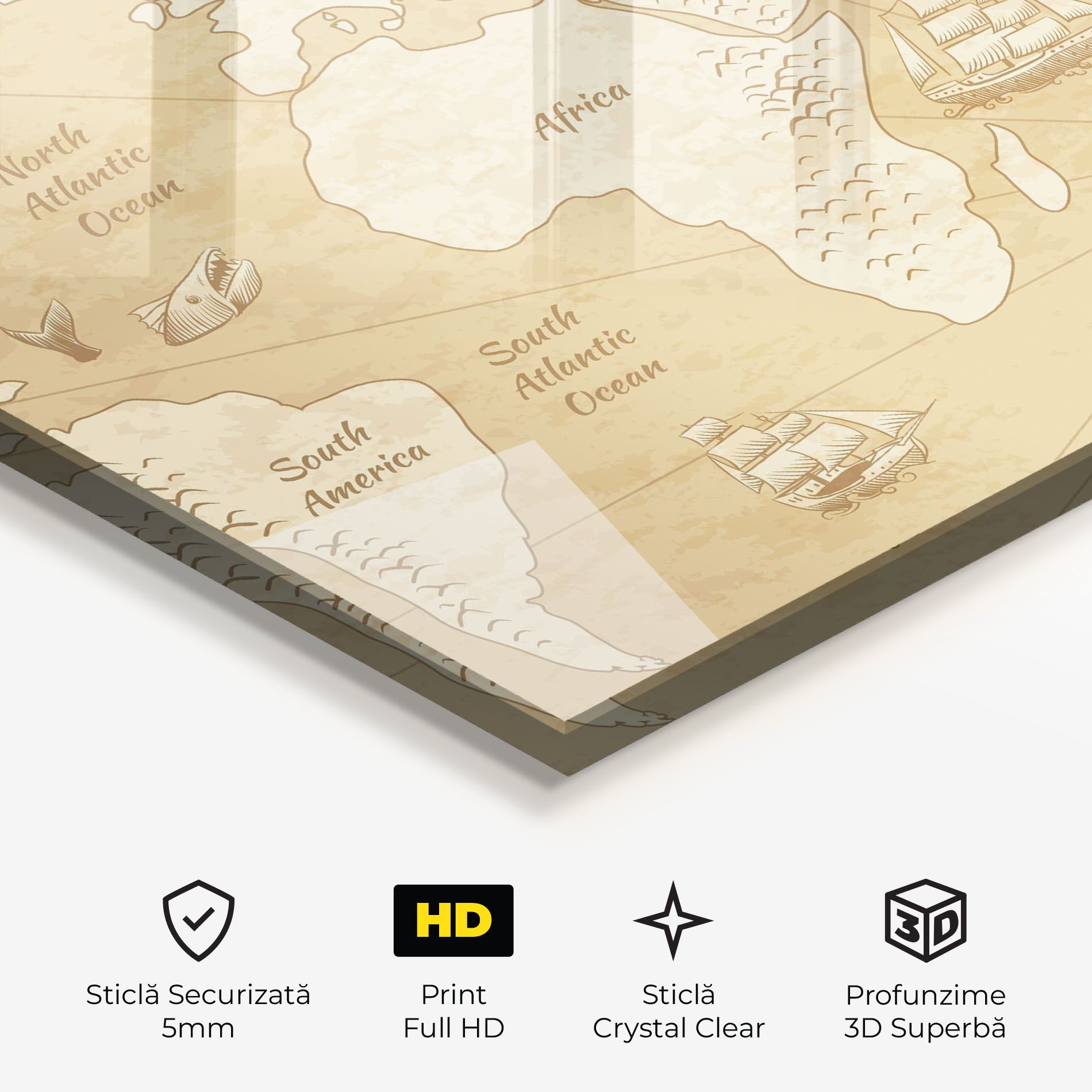 Old Continents Map mockup 3
