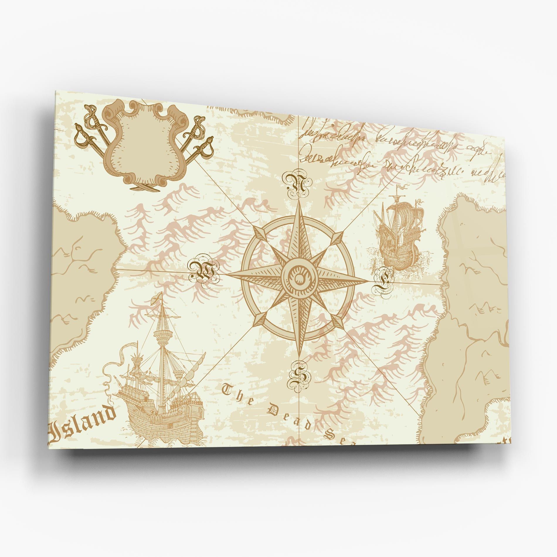 Cream Compass mockup 6