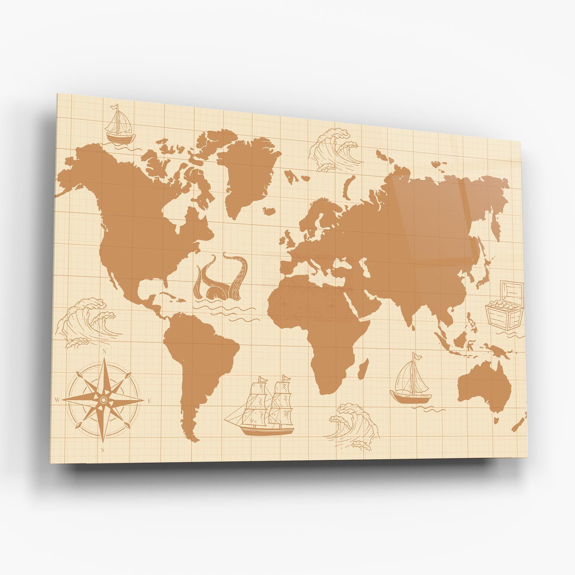 Light Cream Map mockup 6