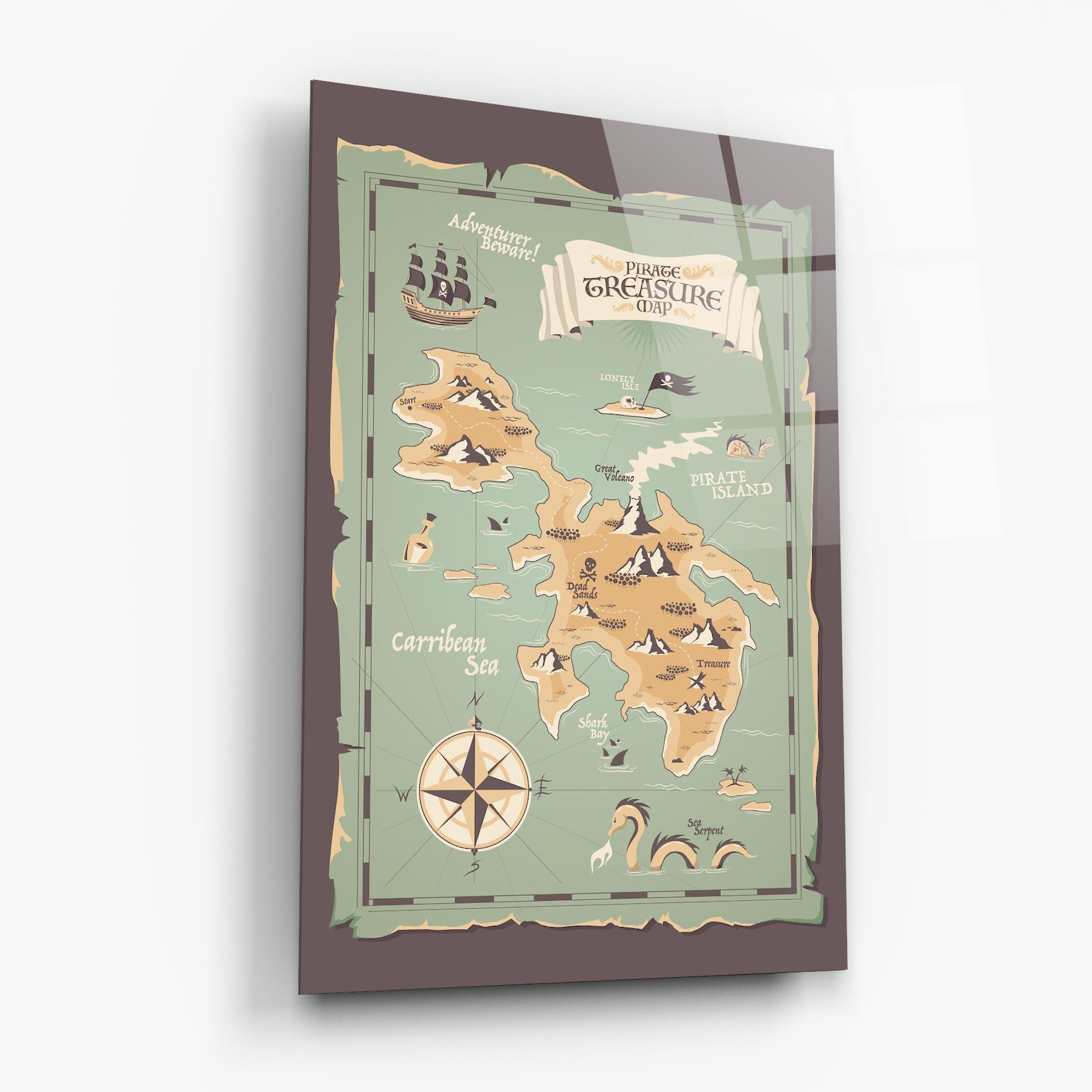 Tablou Sticla Adventurer Beware mockup 6