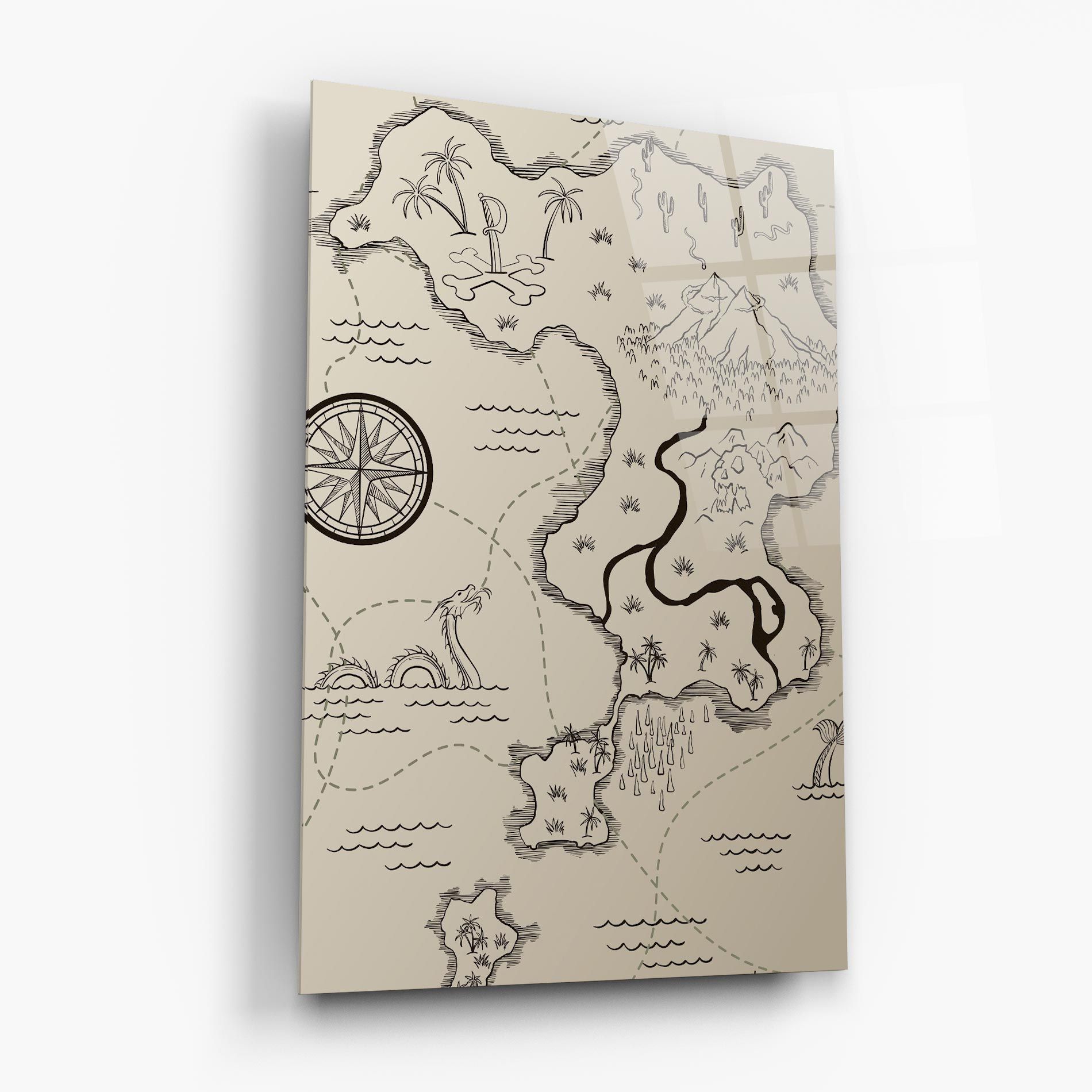 Cream Island Map mockup 6