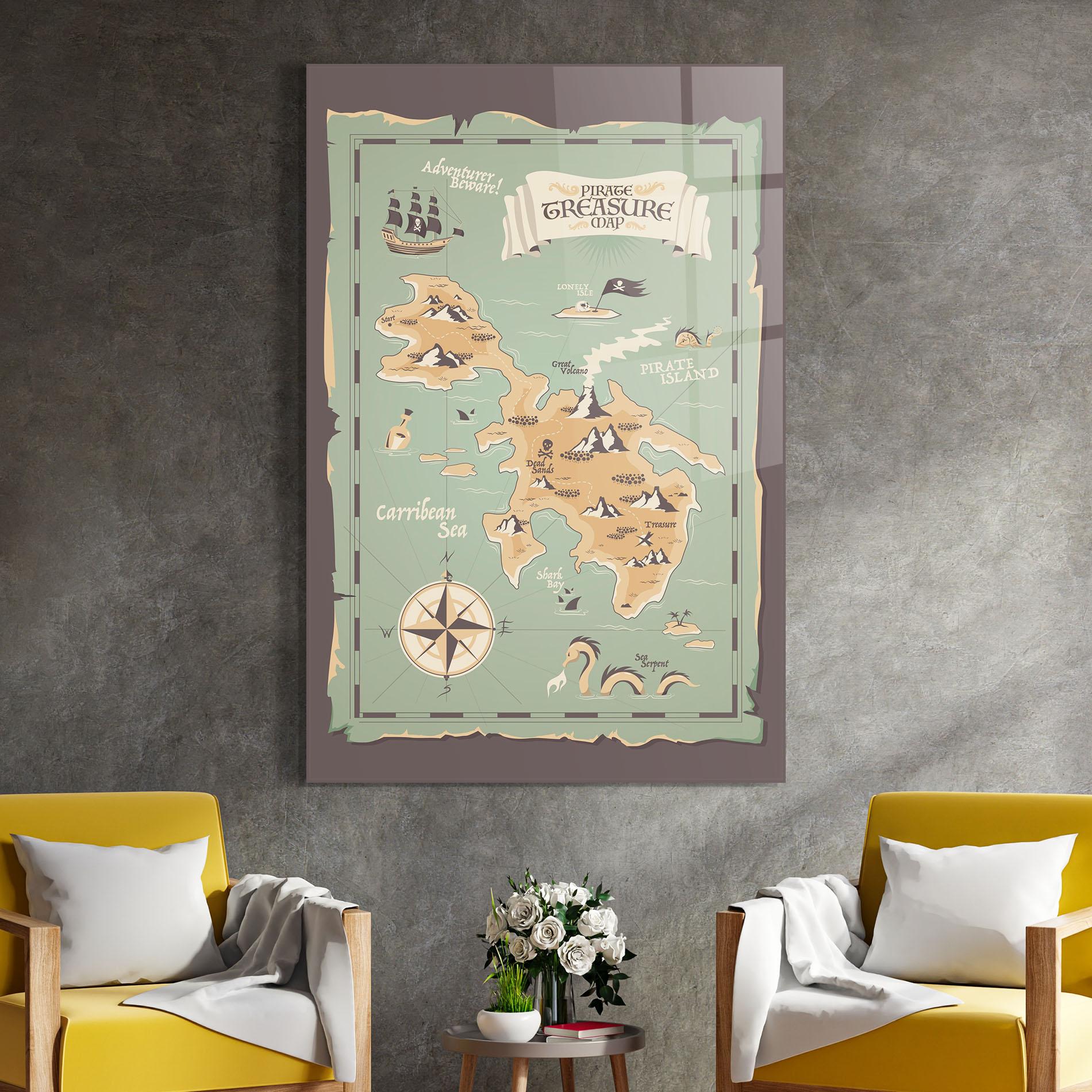 Tablou Sticla Adventurer Beware mockup 4