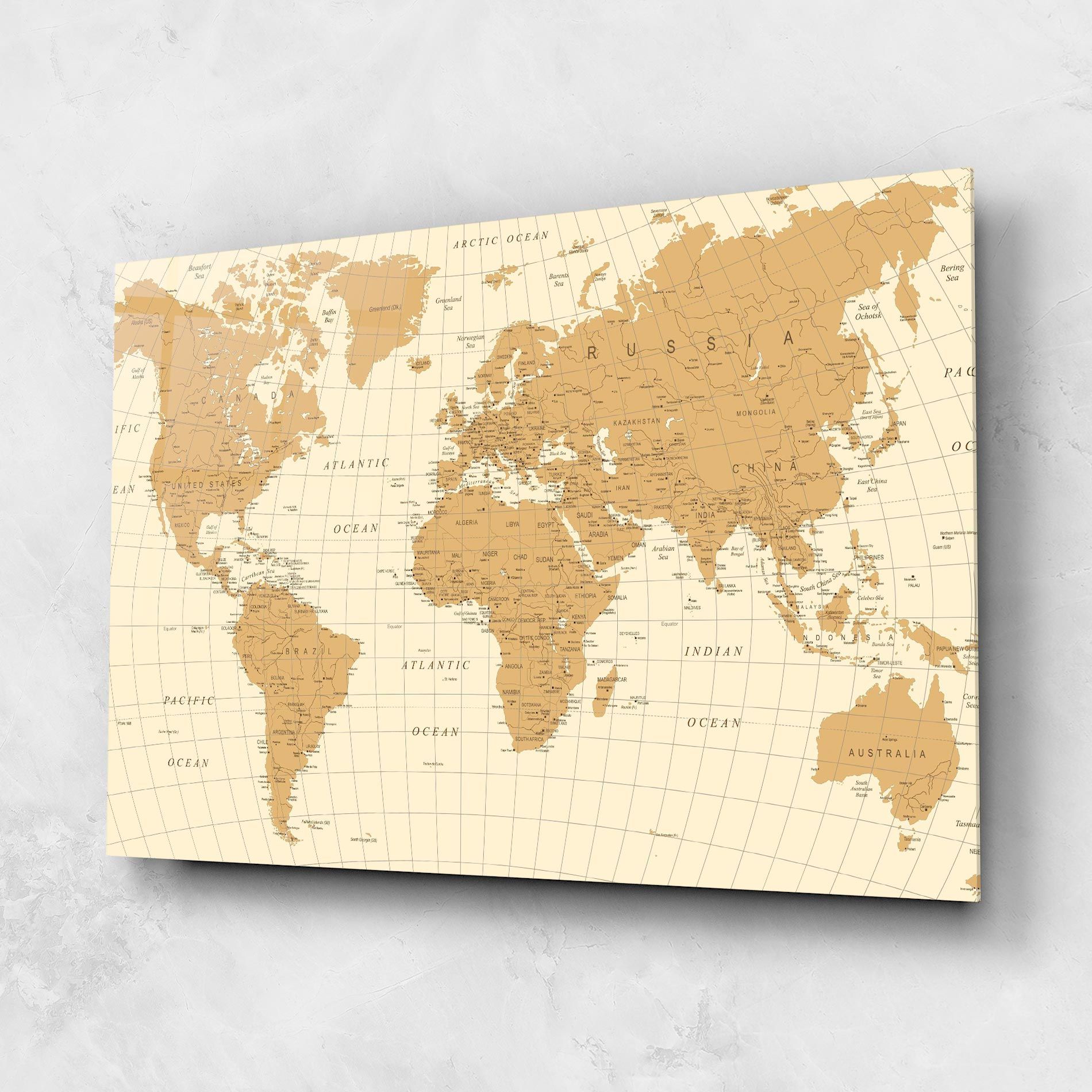 Old Map Cream mockup 1