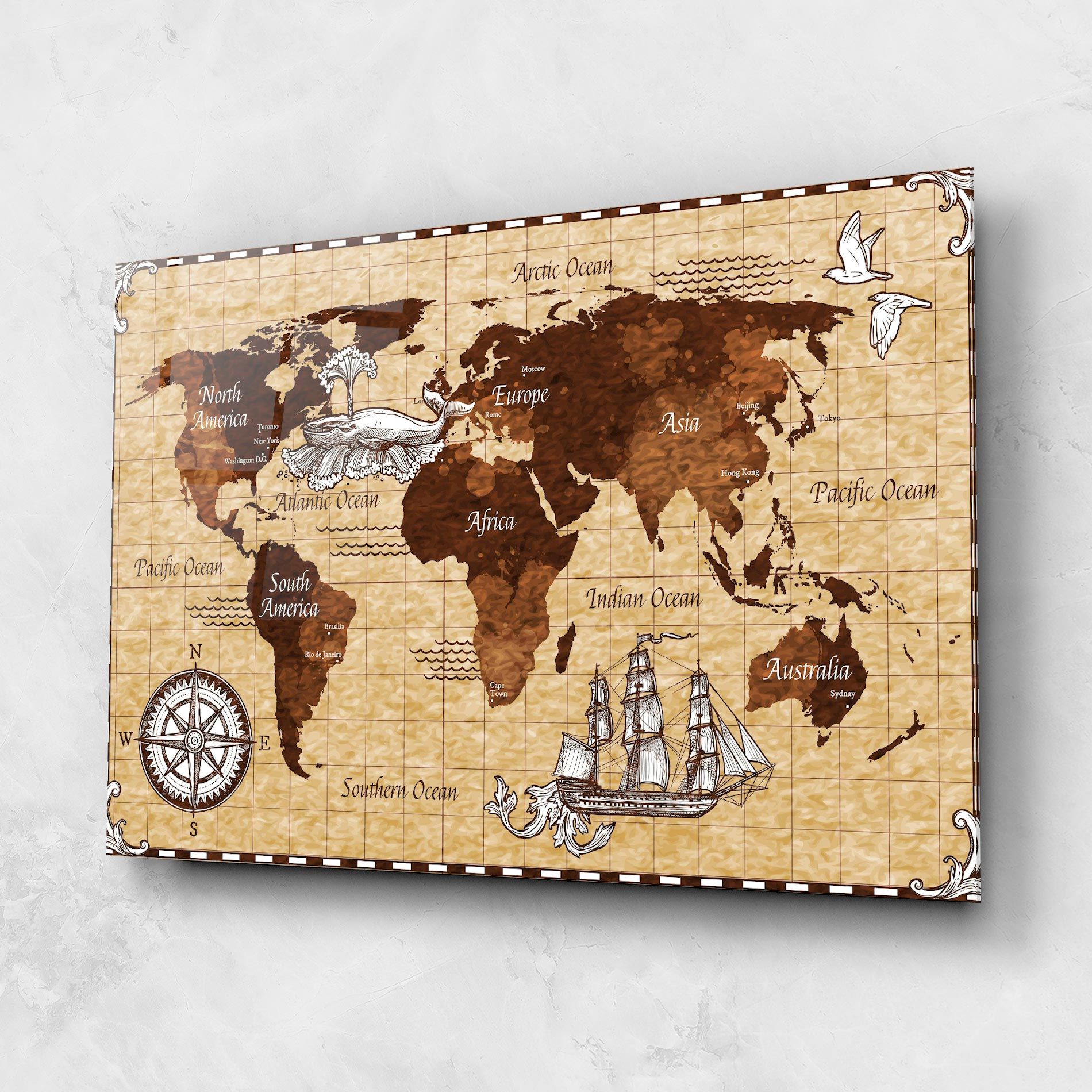 Pirate World Map mockup 1