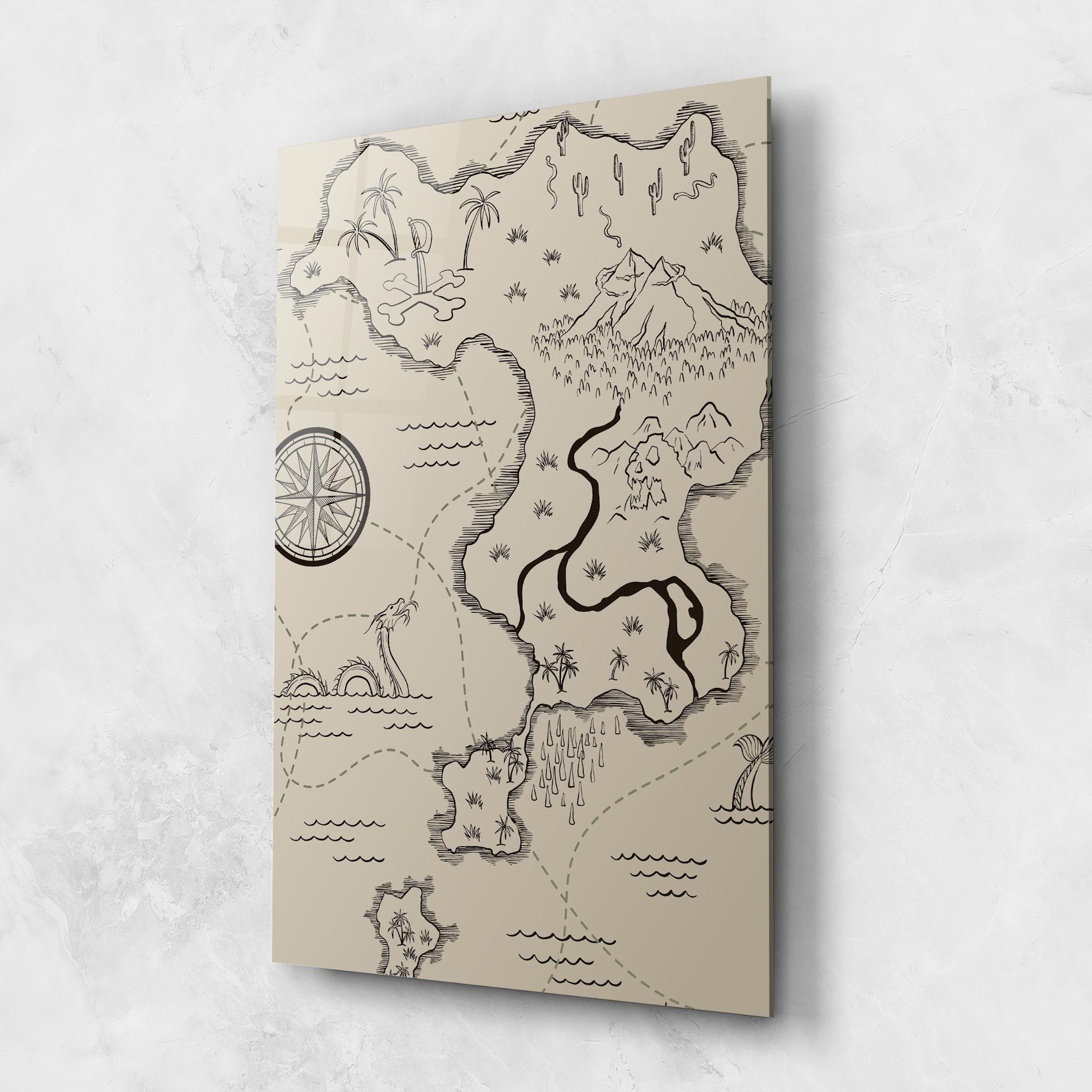 Cream Island Map mockup 1