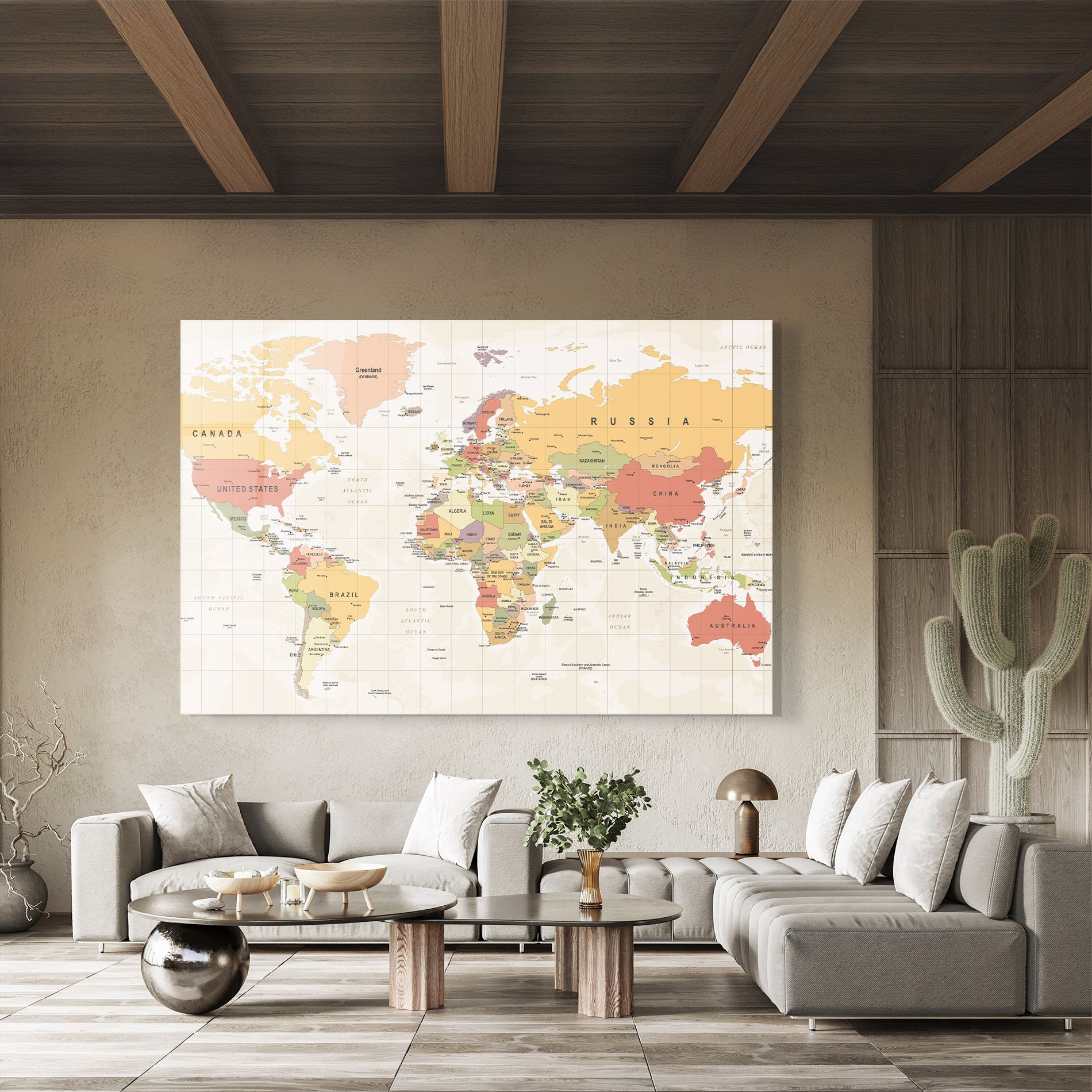 Orange Cream Map mockup 8