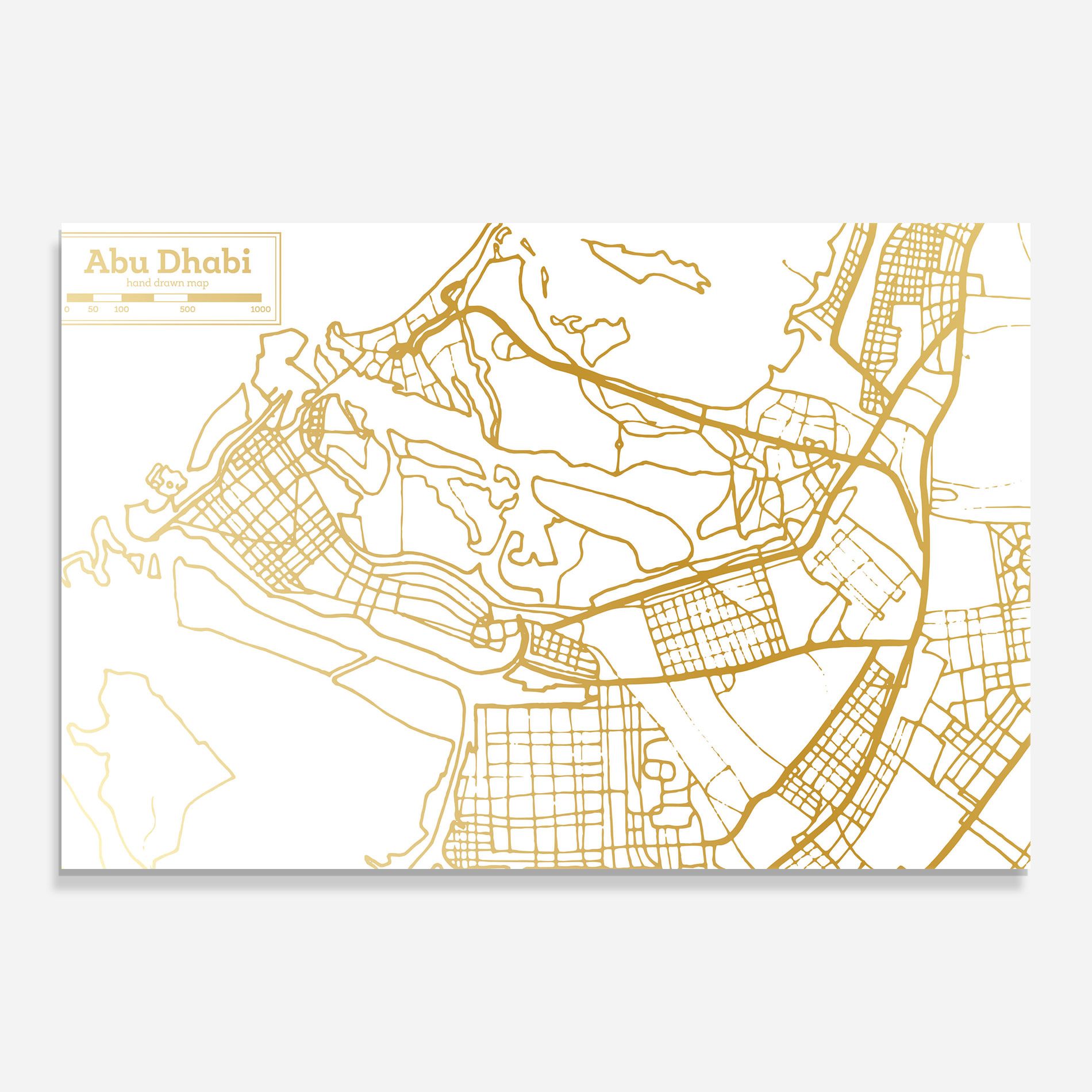 Abu Dhabi Map mockup 0