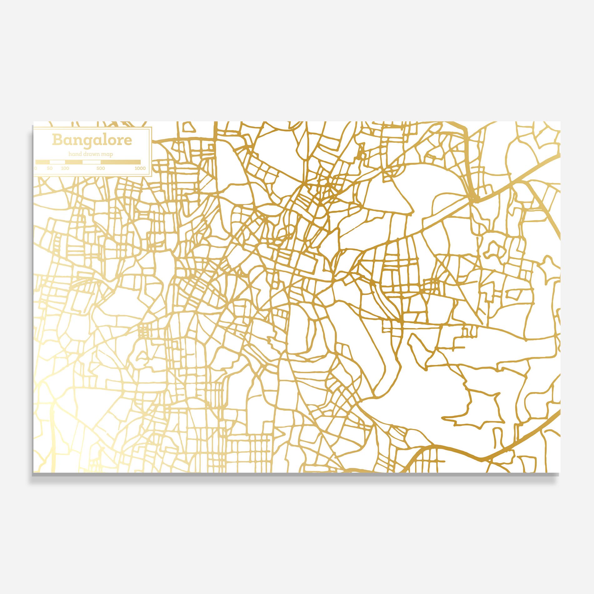 Bangalore Map mockup 0