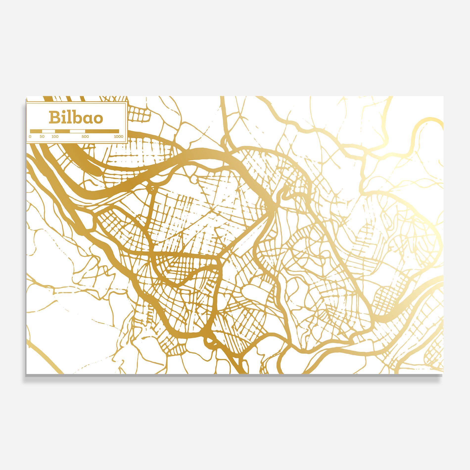 Bilbao Gold Map mockup 0