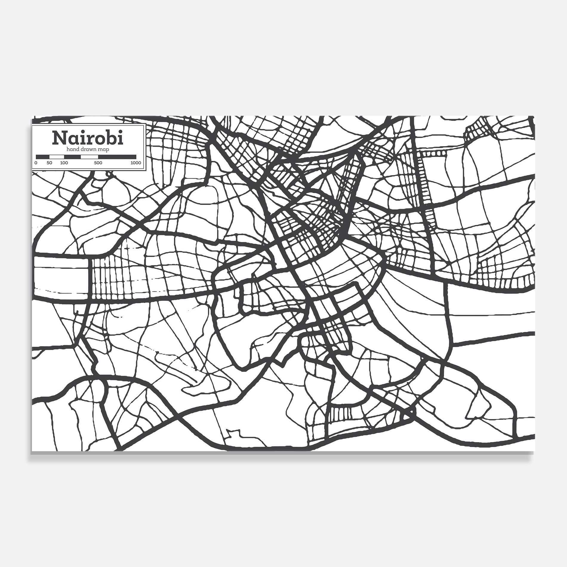Nairobi Map mockup 0