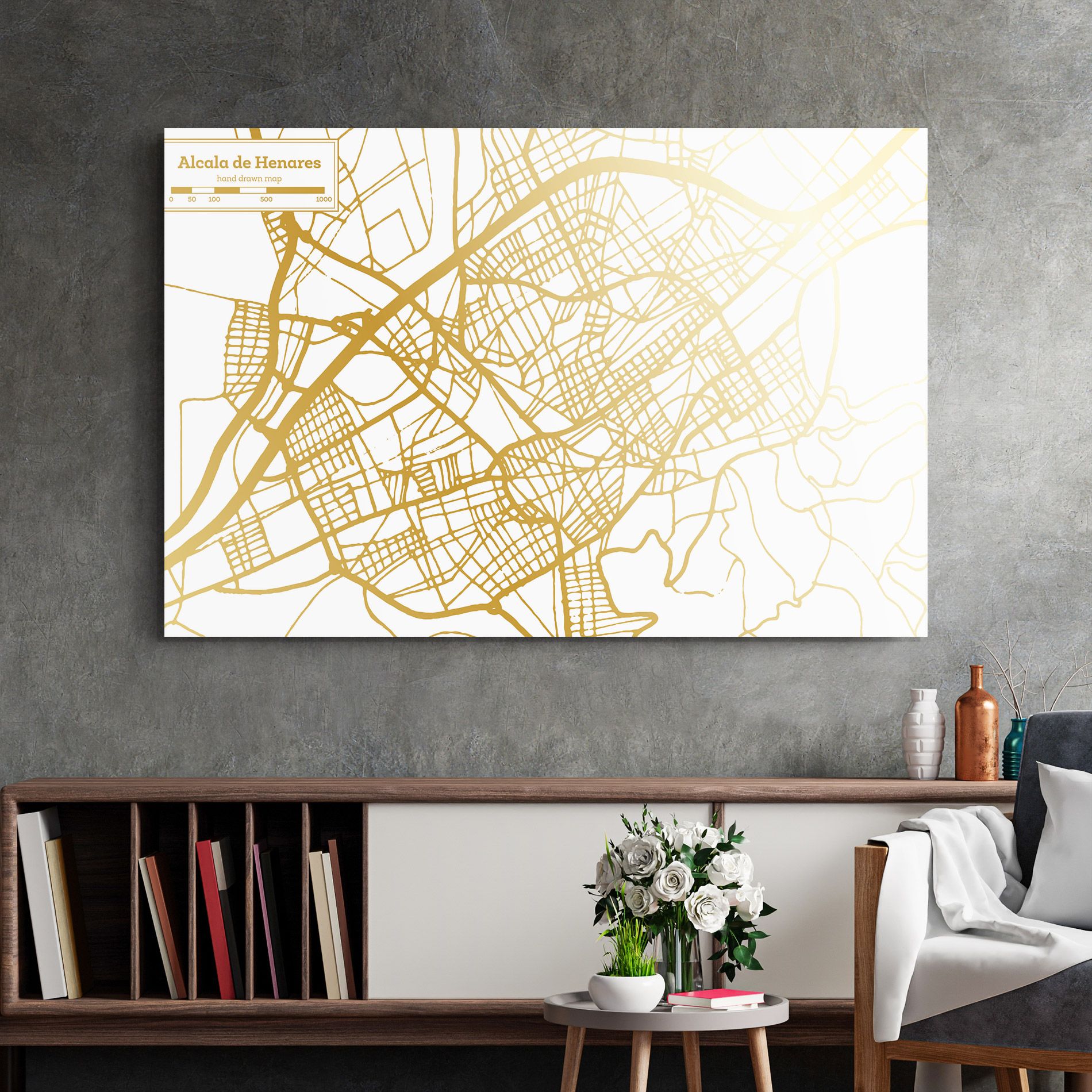 Alcala De Henares Map mockup 2