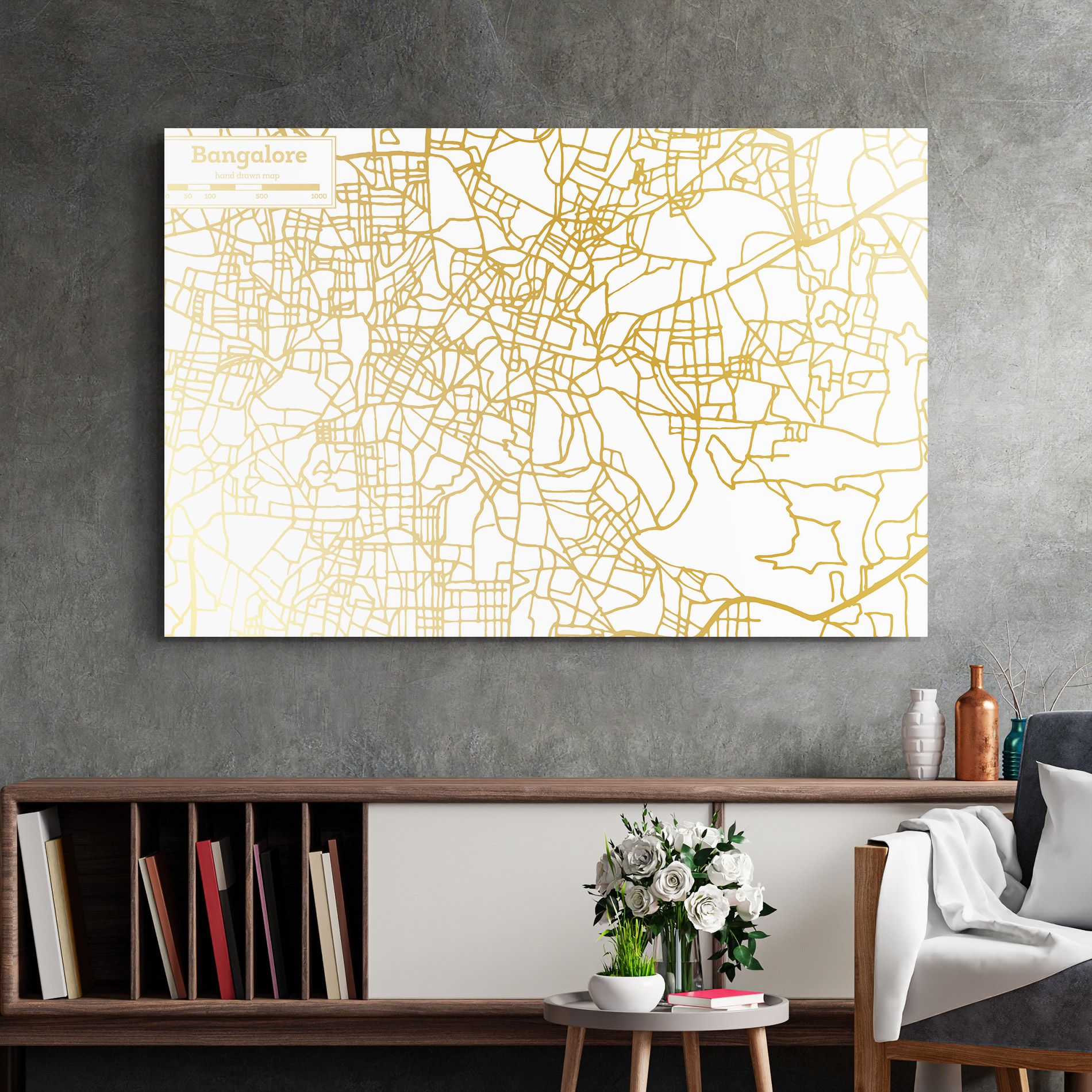 Bangalore Map mockup 2