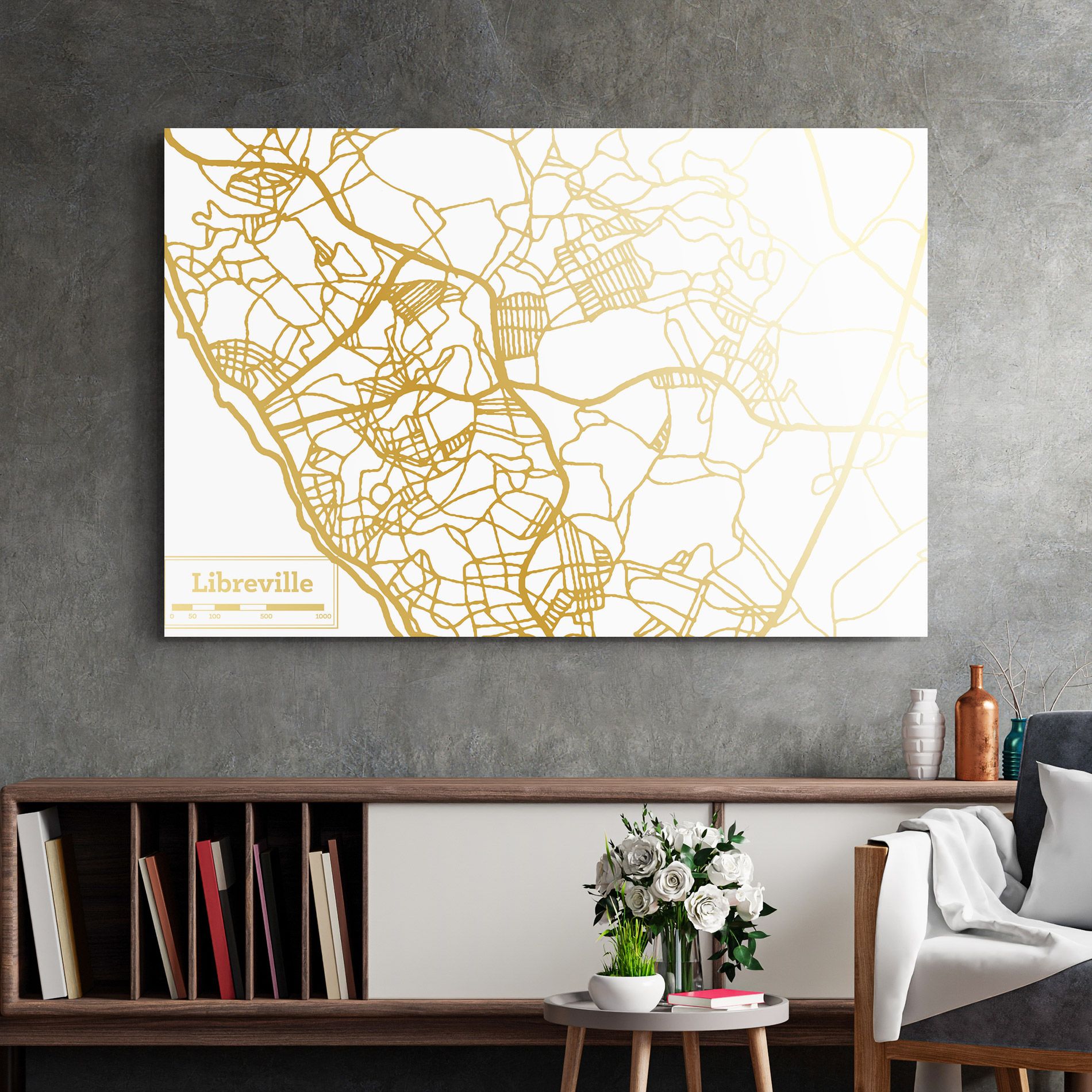 Libreville Gold Map mockup 2